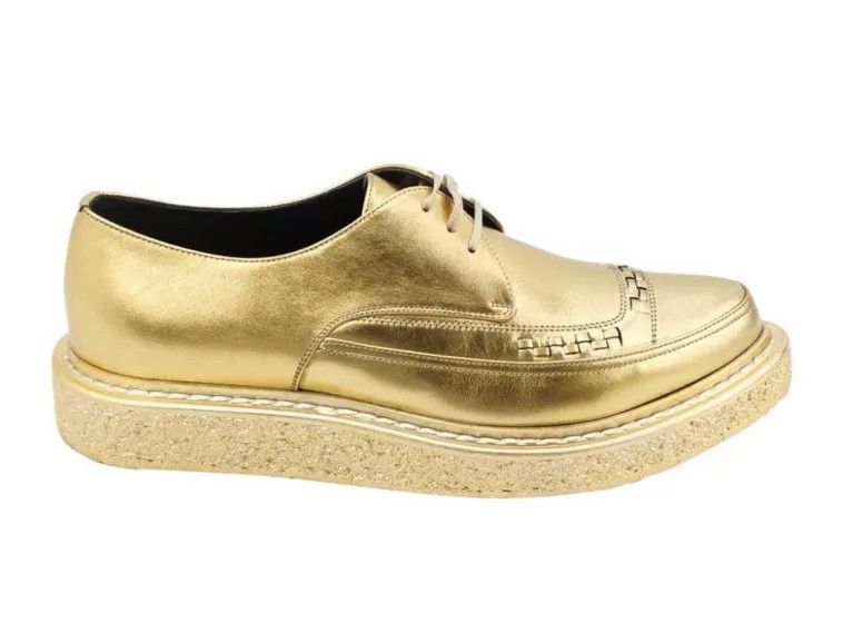 Hedi Slimane Saint Laurent Fall 2014 Men's Gold Shoe Size US 6.5 / EU 39-40 - 3 Thumbnail