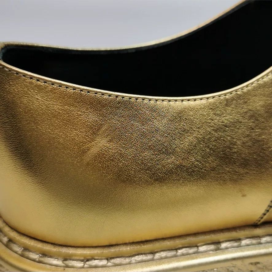 Hedi Slimane Saint Laurent Fall 2014 Men's Gold Shoe Size US 6.5 / EU 39-40 - 9 Thumbnail