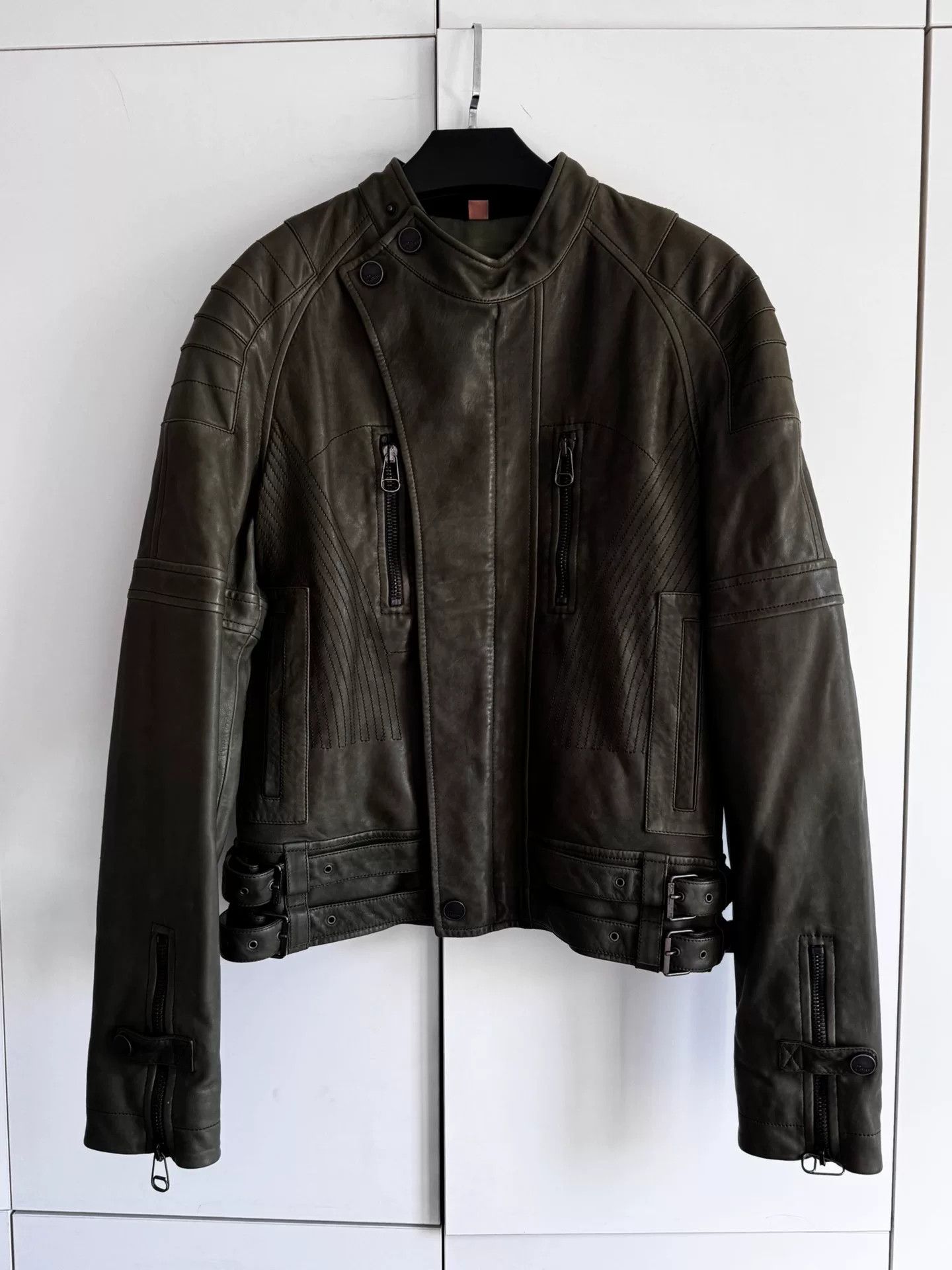 John Galliano John Galliano Dragon Embroidery Leather Jacket Size US S / EU 44-46 / 1 - 4 Thumbnail