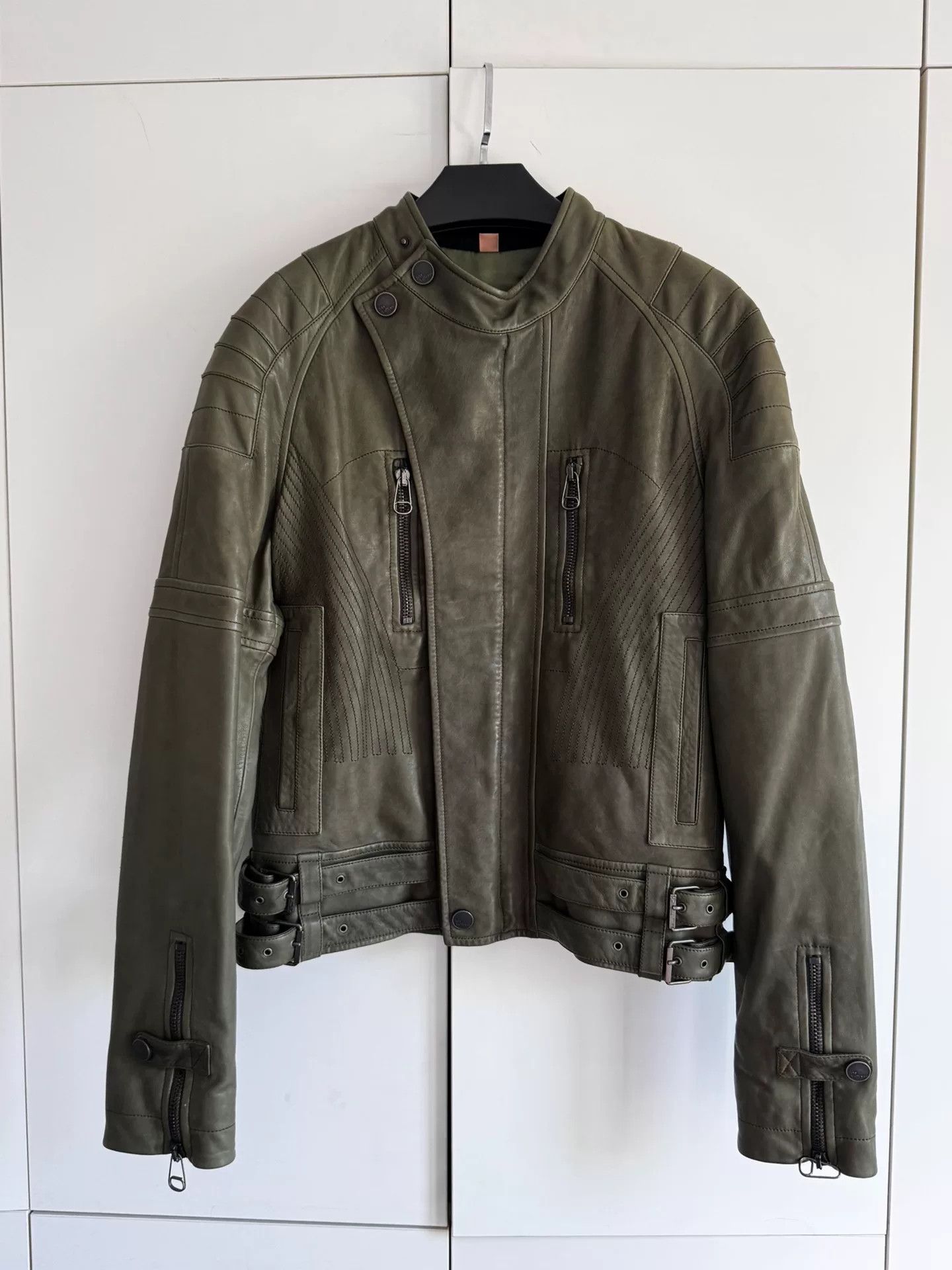 John Galliano John Galliano Dragon Embroidery Leather Jacket Size US S / EU 44-46 / 1 - 3 Thumbnail