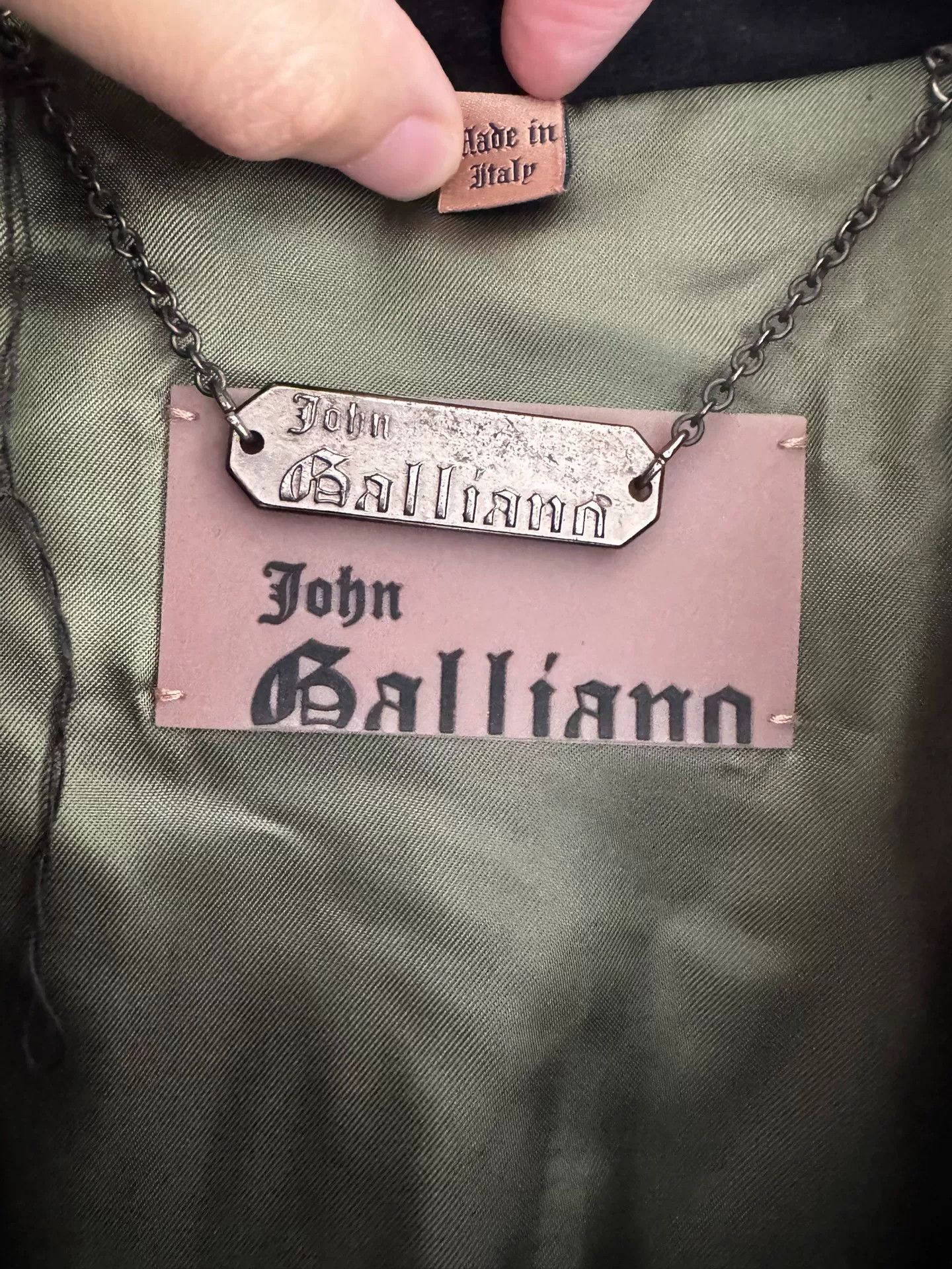 John Galliano John Galliano Dragon Embroidery Leather Jacket Size US S / EU 44-46 / 1 - 6 Thumbnail