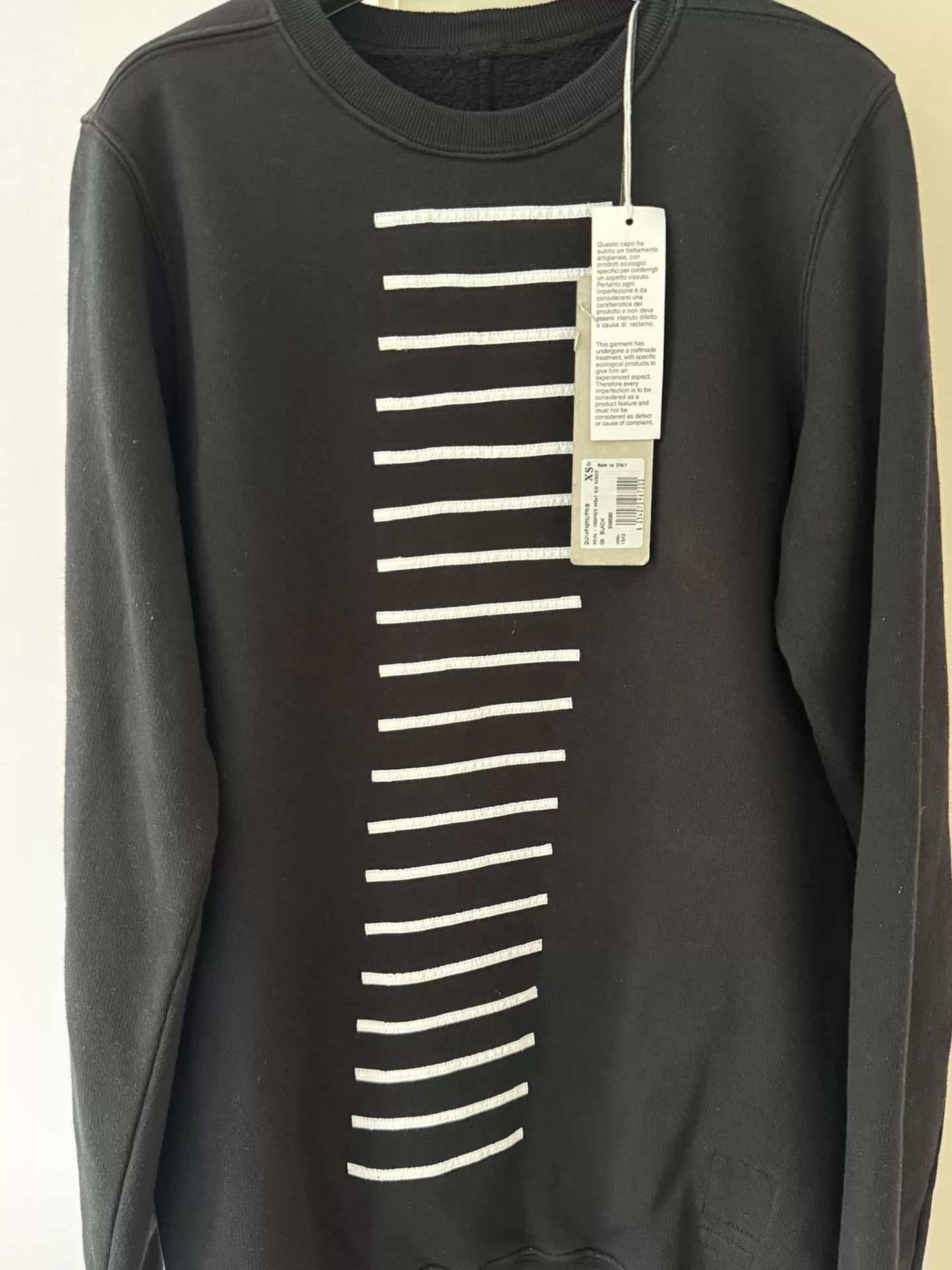 Rick Owens Drkshdw Rick Owens DRKSHDW Long Sleeve Sweatshirt Size US XS / EU 42 / 0 - 3 Thumbnail