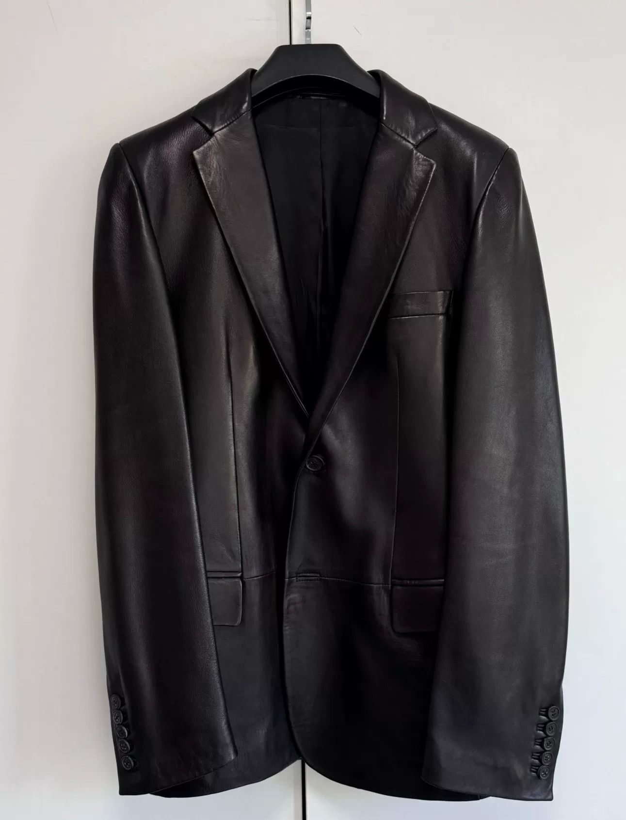 Tom Ford Gucci Leather Blazer (Tom Ford Era) Size US S / EU 44-46 / 1 - 2 Thumbnail