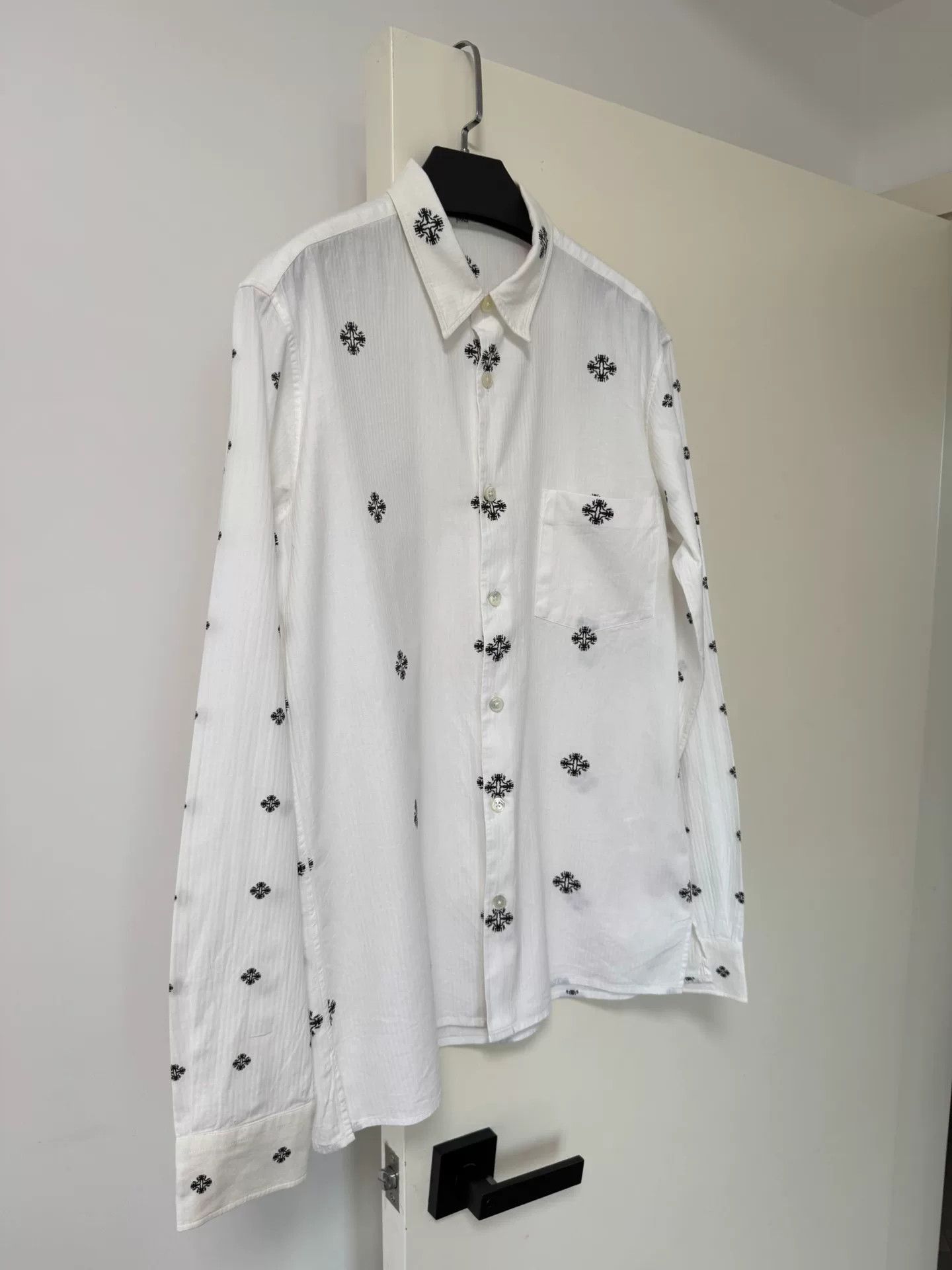 Ann Demeulemeester Ann Demeulemeester SS13 Zen Pattern Shirt Size XXS / US 00 / IT 34 - 2 Thumbnail