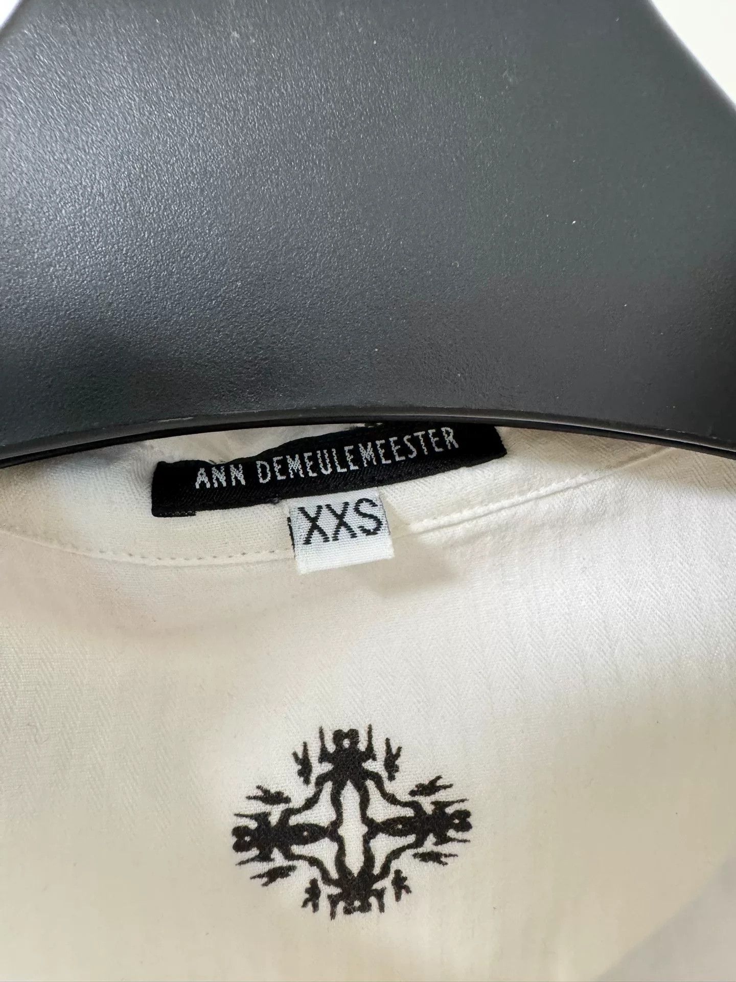 Ann Demeulemeester Ann Demeulemeester SS13 Zen Pattern Shirt Size XXS / US 00 / IT 34 - 4 Thumbnail