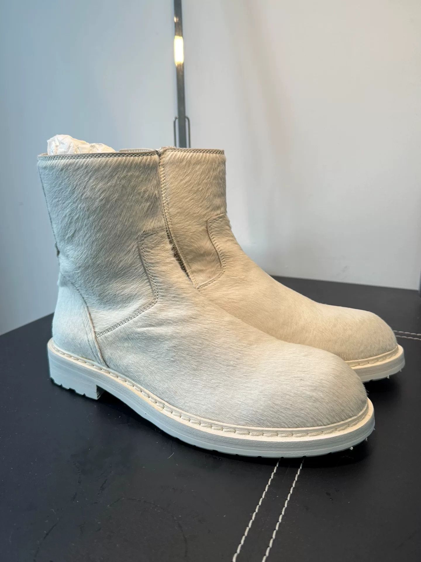 Ann Demeulemeester Ann Demeulemeester Vitello Backlace Boots Size US 8 / IT 38 - 2 Thumbnail