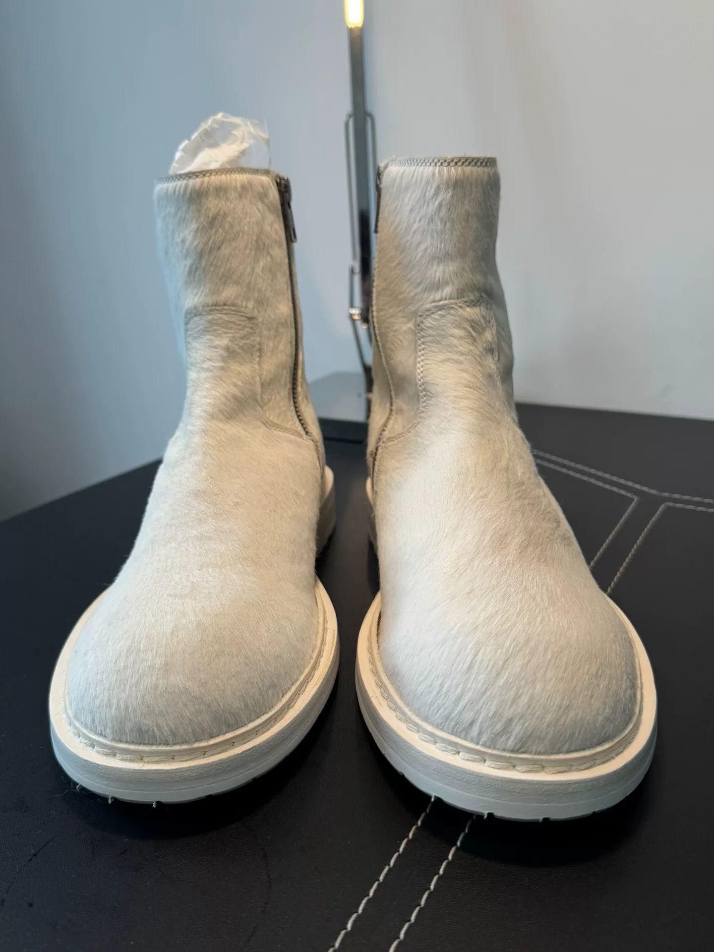 Ann Demeulemeester Ann Demeulemeester Vitello Backlace Boots Size US 8 / IT 38 - 3 Thumbnail