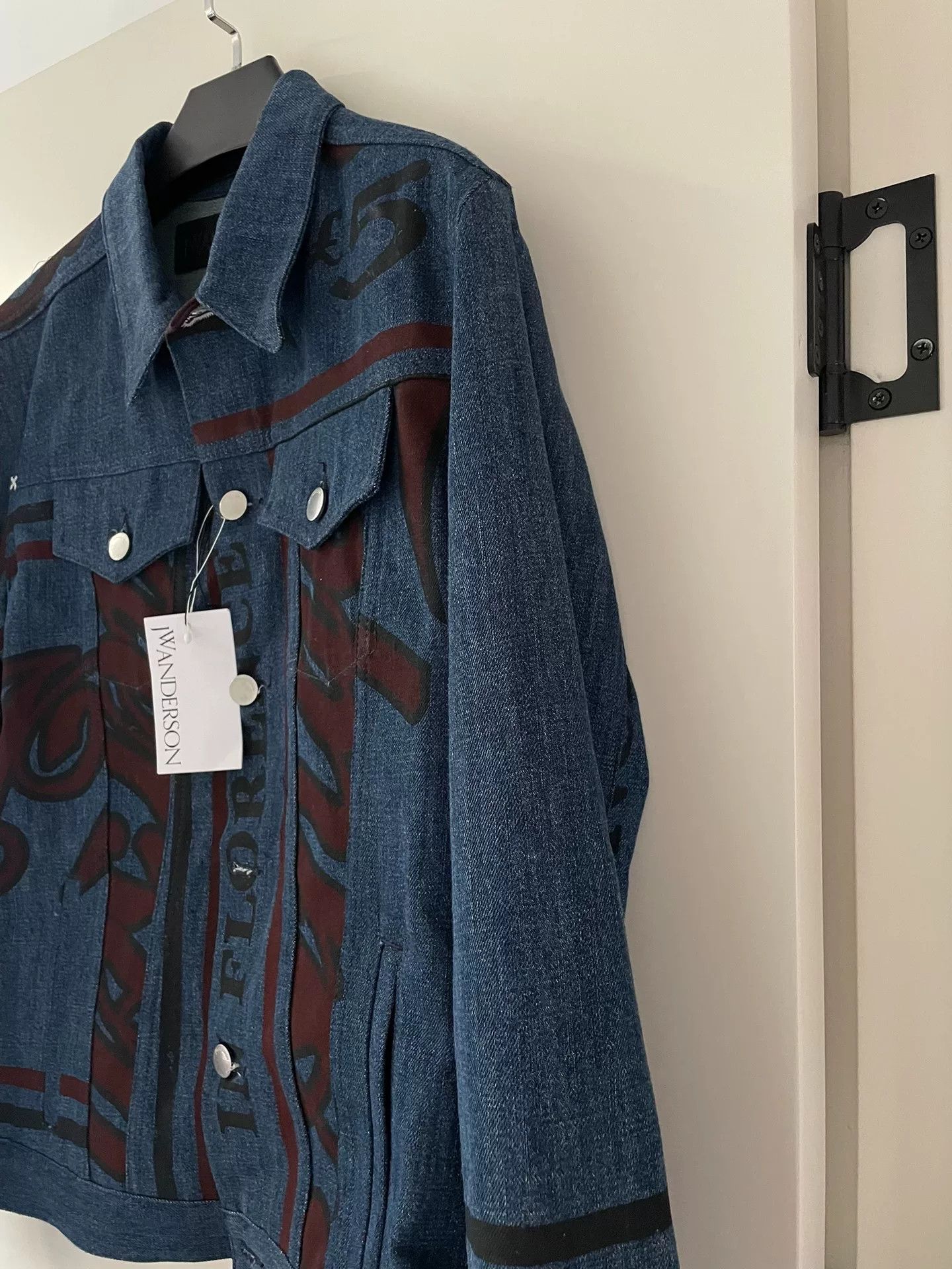 JW Anderson JW Anderson Graffiti Denim Coat Size US S / EU 44-46 / 1 - 3 Thumbnail