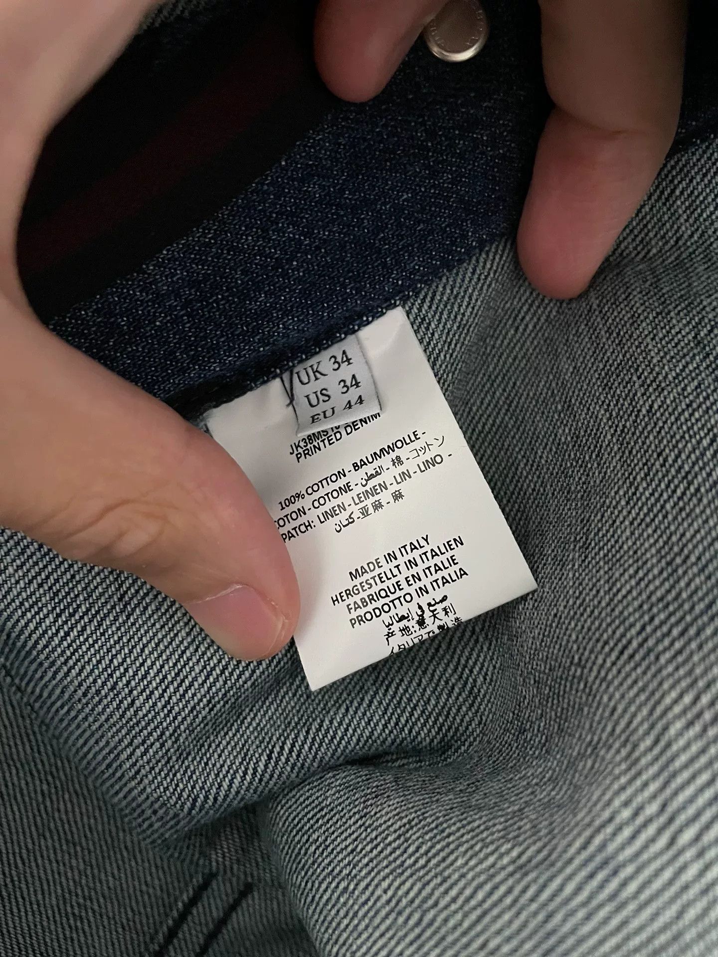 JW Anderson JW Anderson Graffiti Denim Coat Size US S / EU 44-46 / 1 - 5 Thumbnail