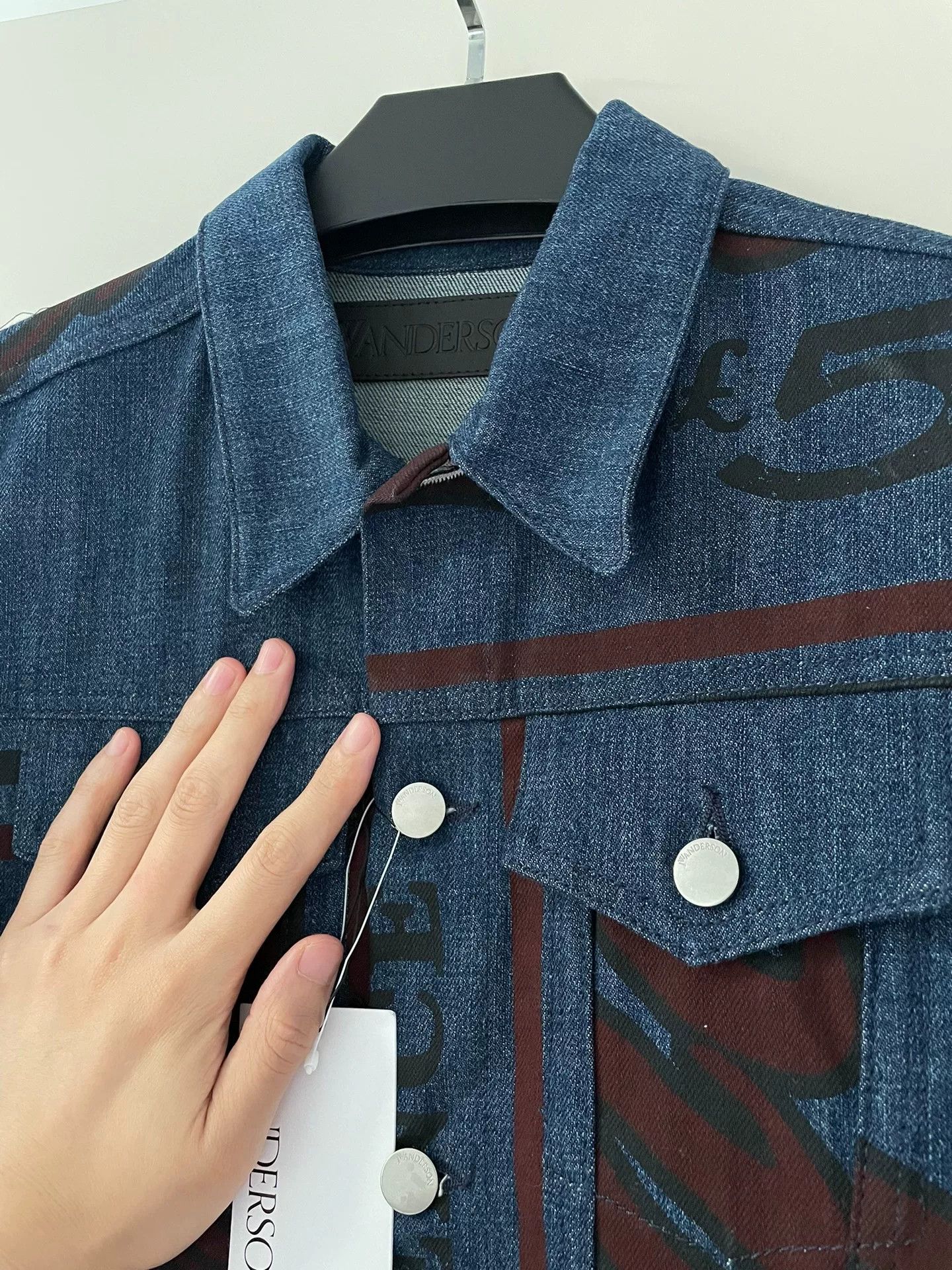 JW Anderson JW Anderson Graffiti Denim Coat Size US S / EU 44-46 / 1 - 7 Thumbnail
