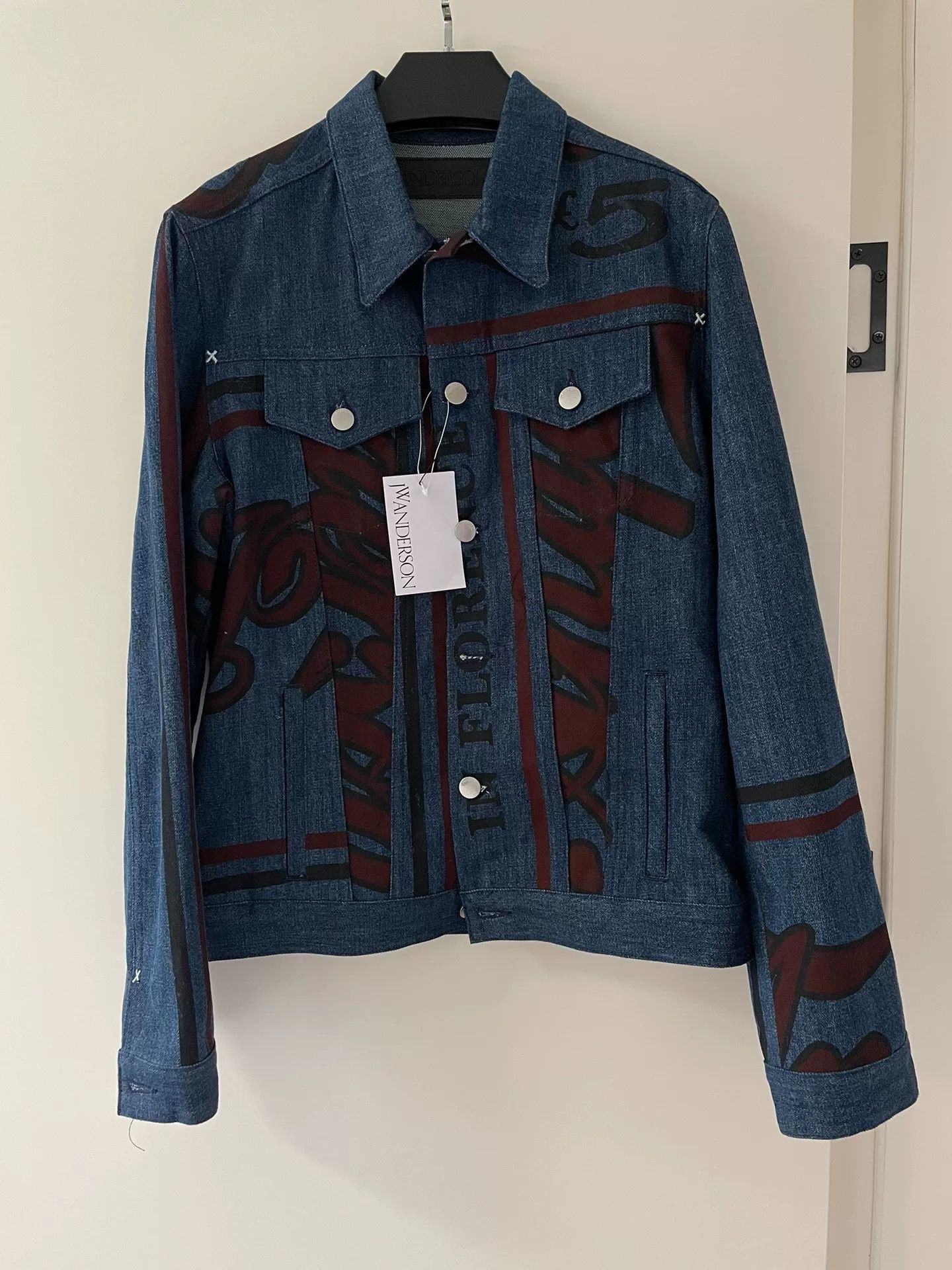 JW Anderson JW Anderson Graffiti Denim Coat Size US S / EU 44-46 / 1 - 2 Thumbnail