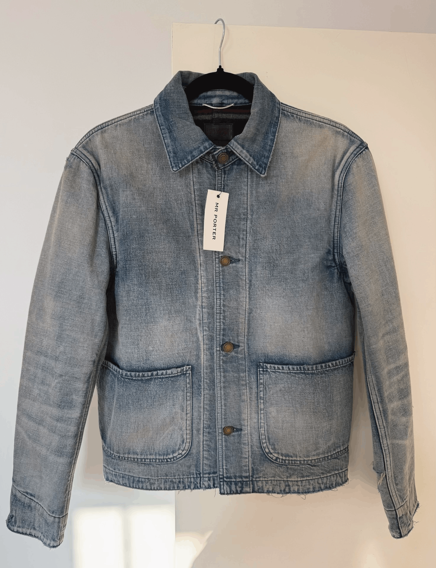 Saint Laurent Paris Saint Laurent 2020 Men's Distressed Denim Puffer Size US XS / EU 42 / 0 - 2 Thumbnail