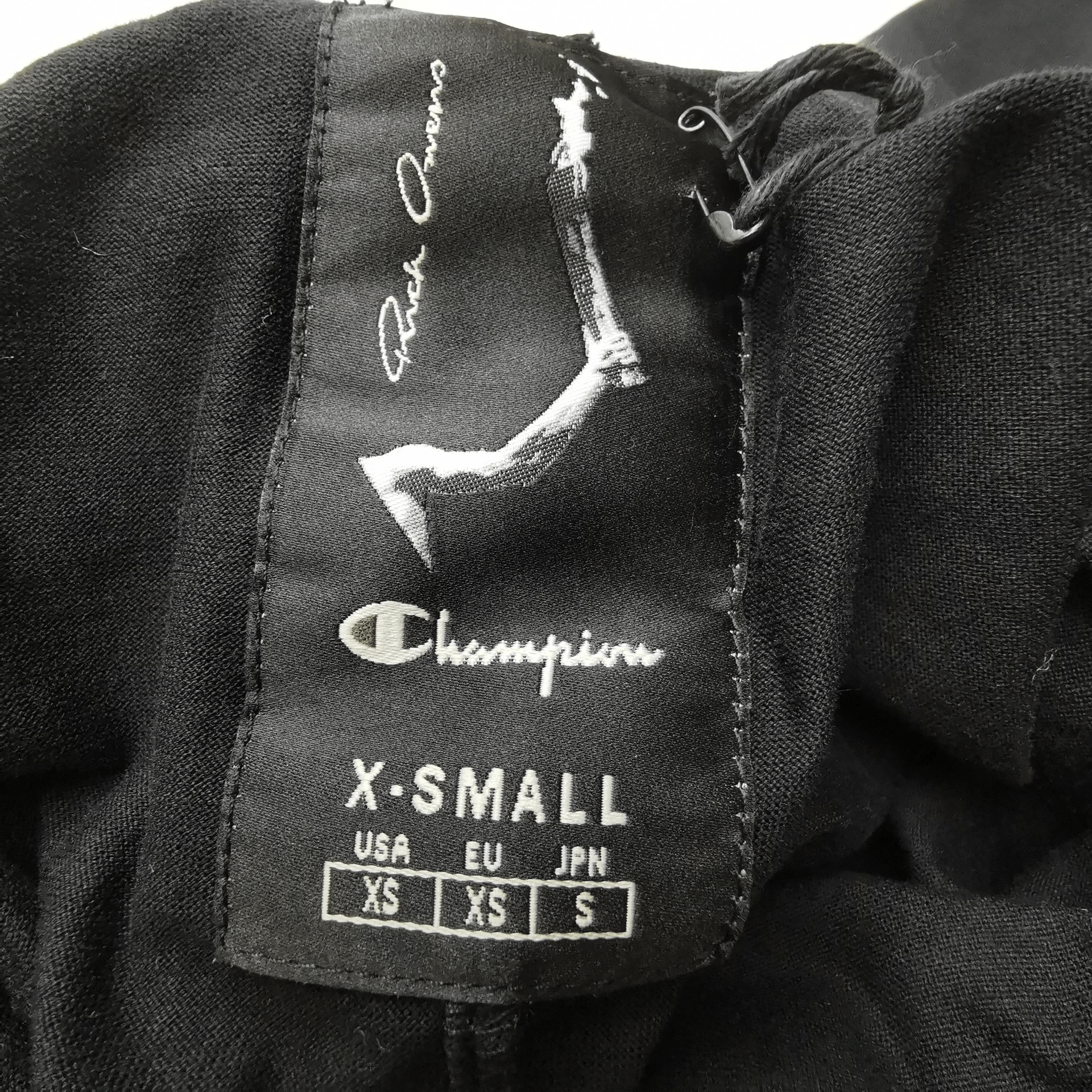 Rick Owens Rick Owens x Champion Cotton Logo T-Shirt XS Size US XS / EU 42 / 0 - 5 Thumbnail