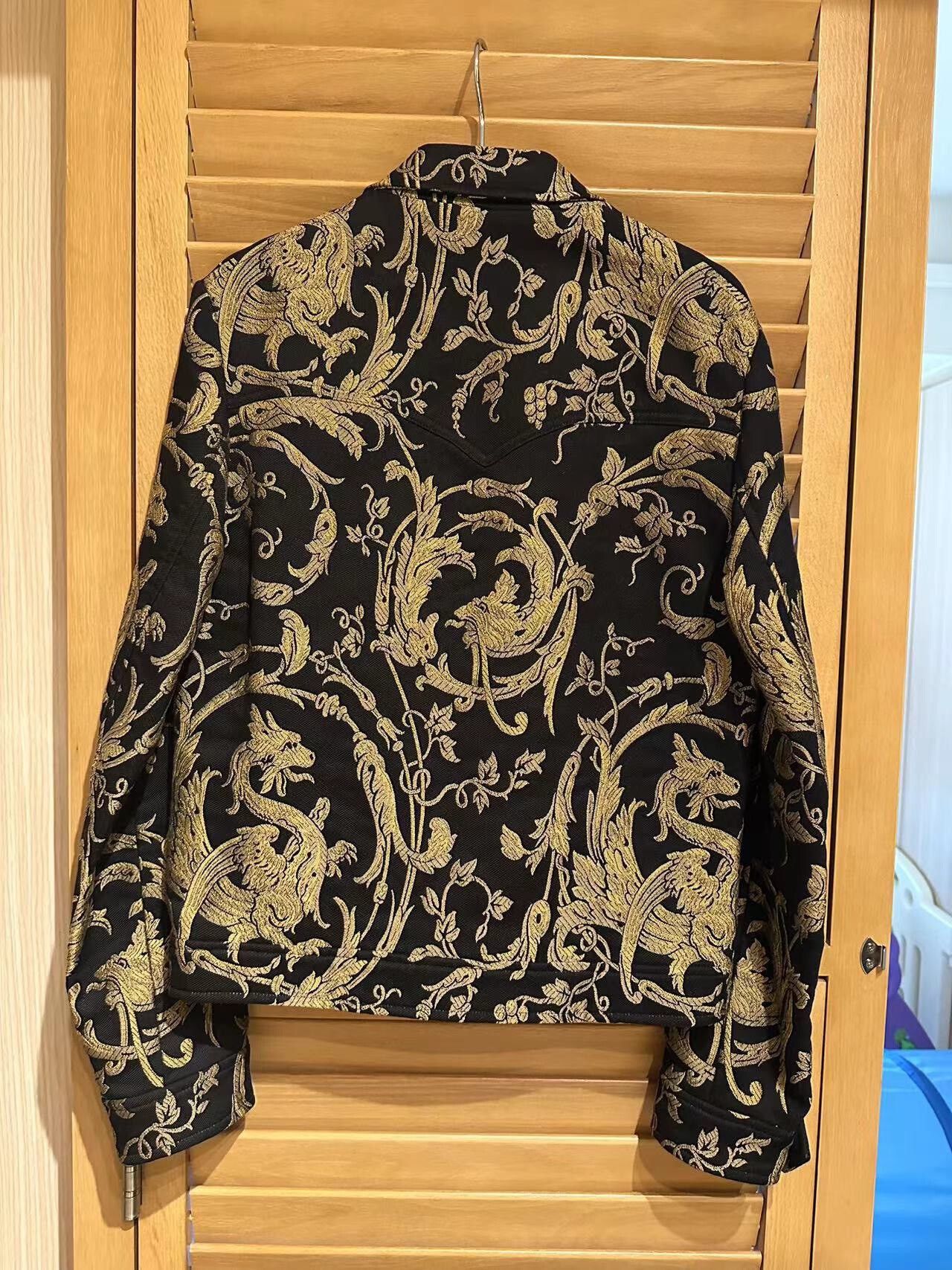 Yves Saint Laurent Saint Laurent SLP Runway Gold Dragon Jacket Size US M / EU 48-50 / 2 - 2 Thumbnail