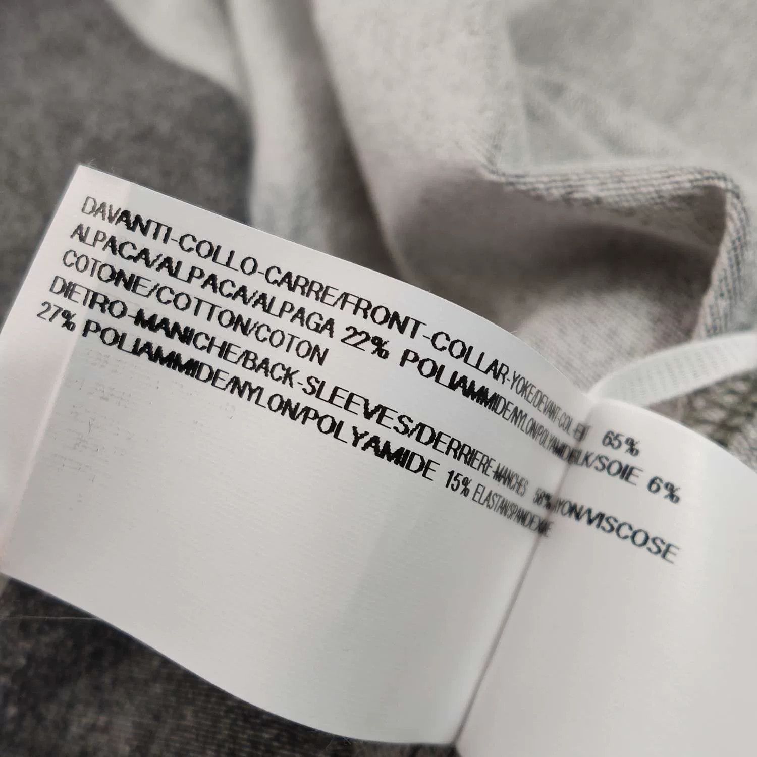 Rick Owens Rick Owens Wool Alpaca Colorblock Long Sleeve Sweater XS Size US XS / EU 42 / 0 - 6 Thumbnail
