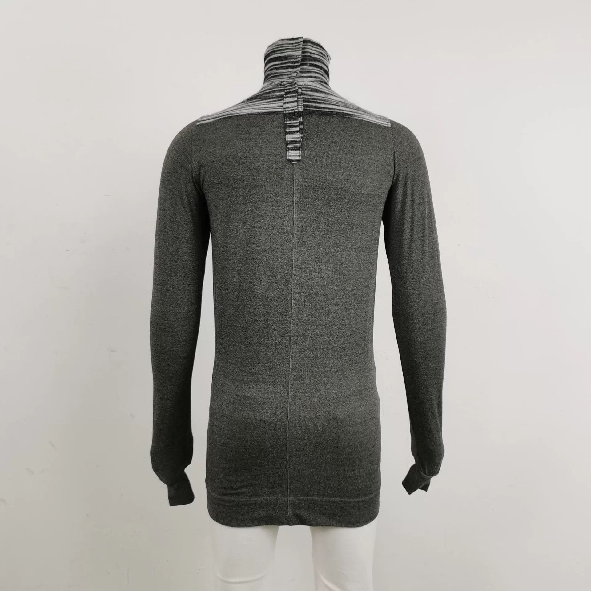 Rick Owens Rick Owens Wool Alpaca Colorblock Long Sleeve Sweater XS Size US XS / EU 42 / 0 - 2 Thumbnail