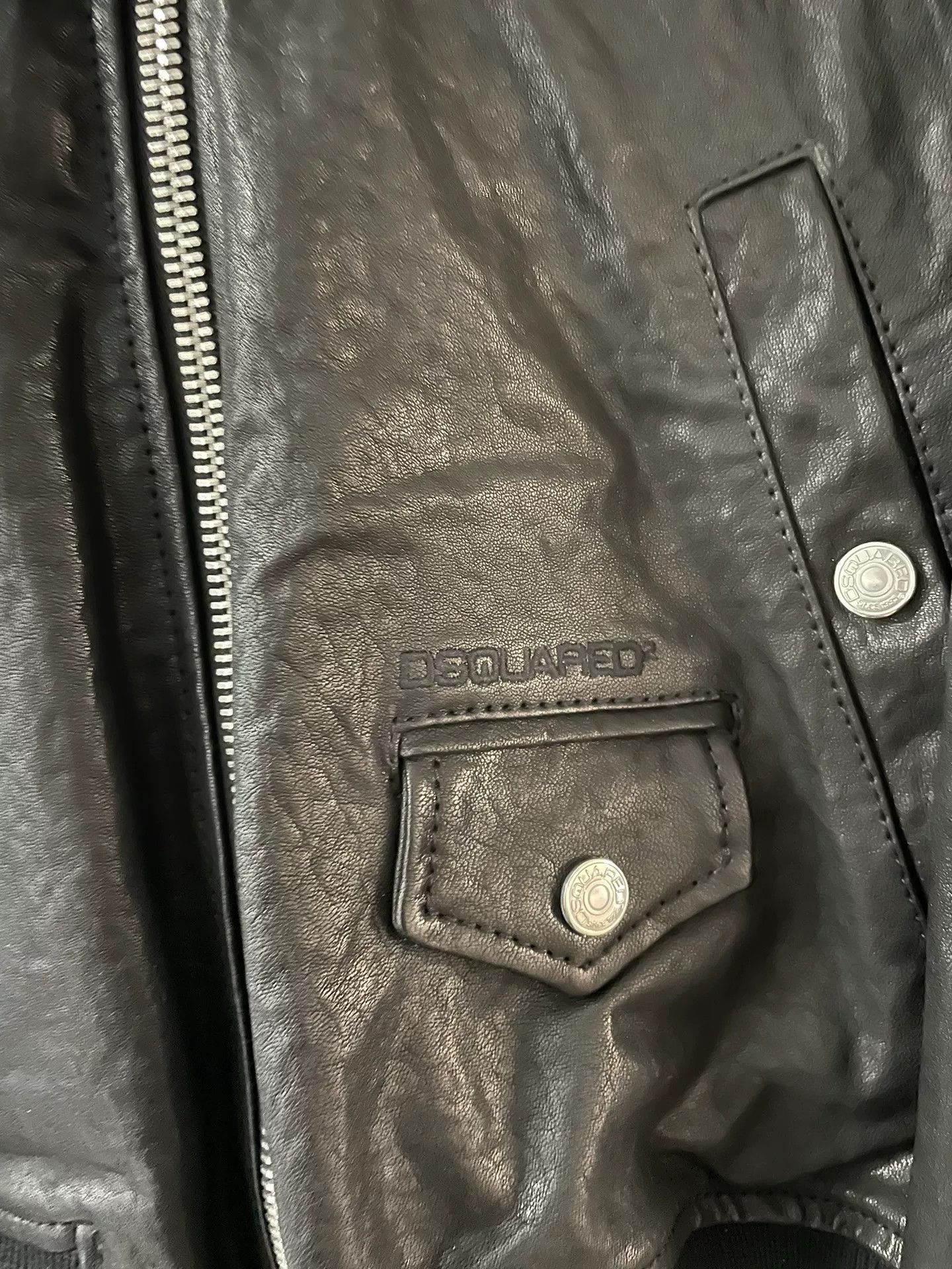 Dsquared2 Dsquared2 Leather Jacket Size US S / EU 44-46 / 1 - 4 Thumbnail
