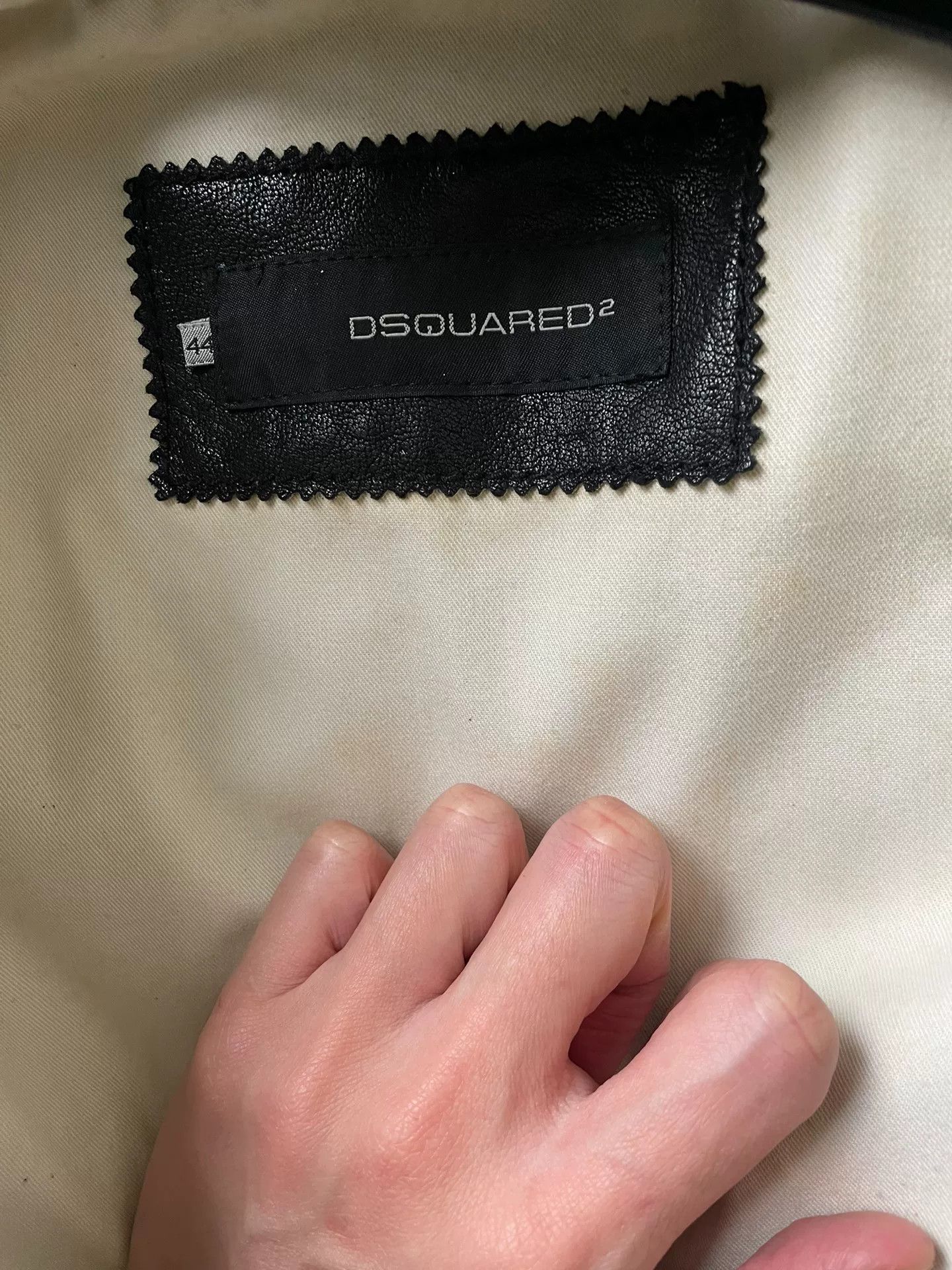 Dsquared2 Dsquared2 Leather Jacket Size US S / EU 44-46 / 1 - 8 Thumbnail