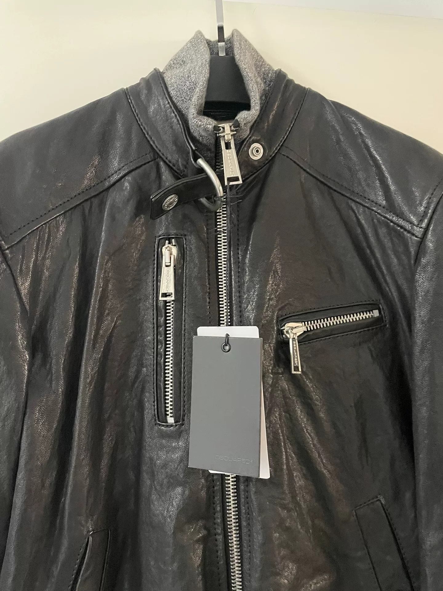 Dsquared2 Dsquared2 Leather Jacket Size US S / EU 44-46 / 1 - 2 Thumbnail