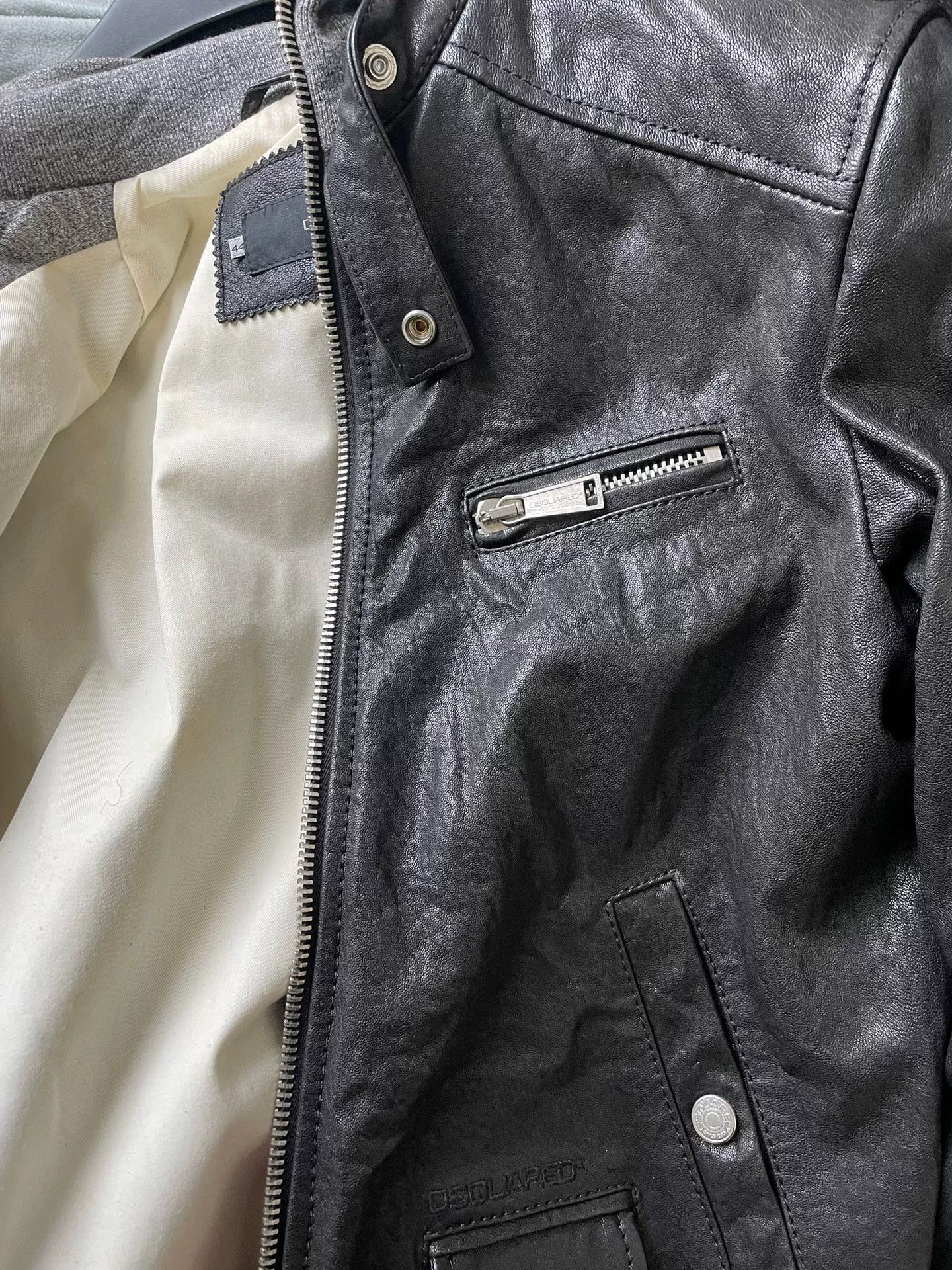 Dsquared2 Dsquared2 Leather Jacket Size US S / EU 44-46 / 1 - 9 Thumbnail