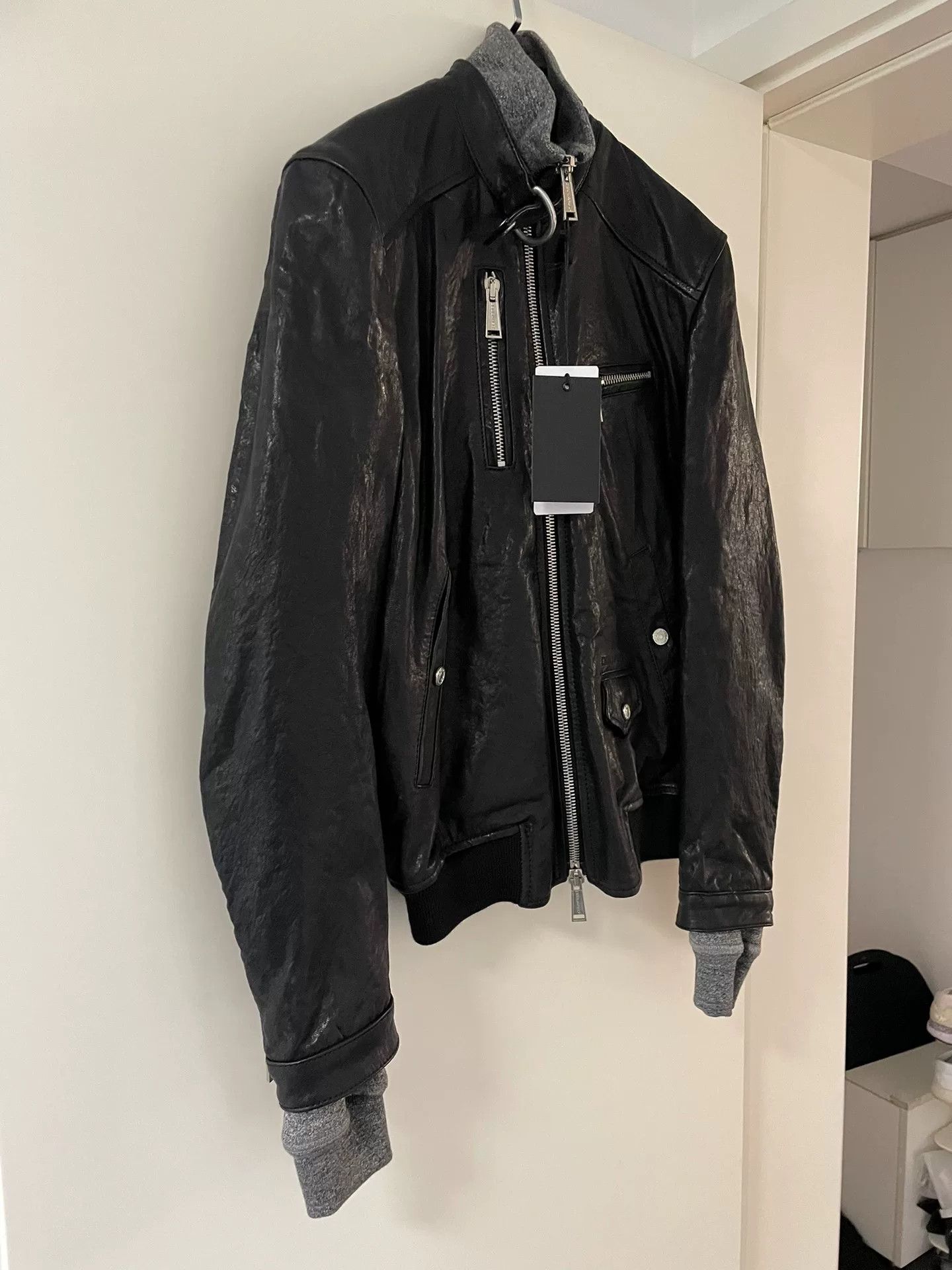 Dsquared2 Dsquared2 Leather Jacket Size US S / EU 44-46 / 1 - 3 Thumbnail
