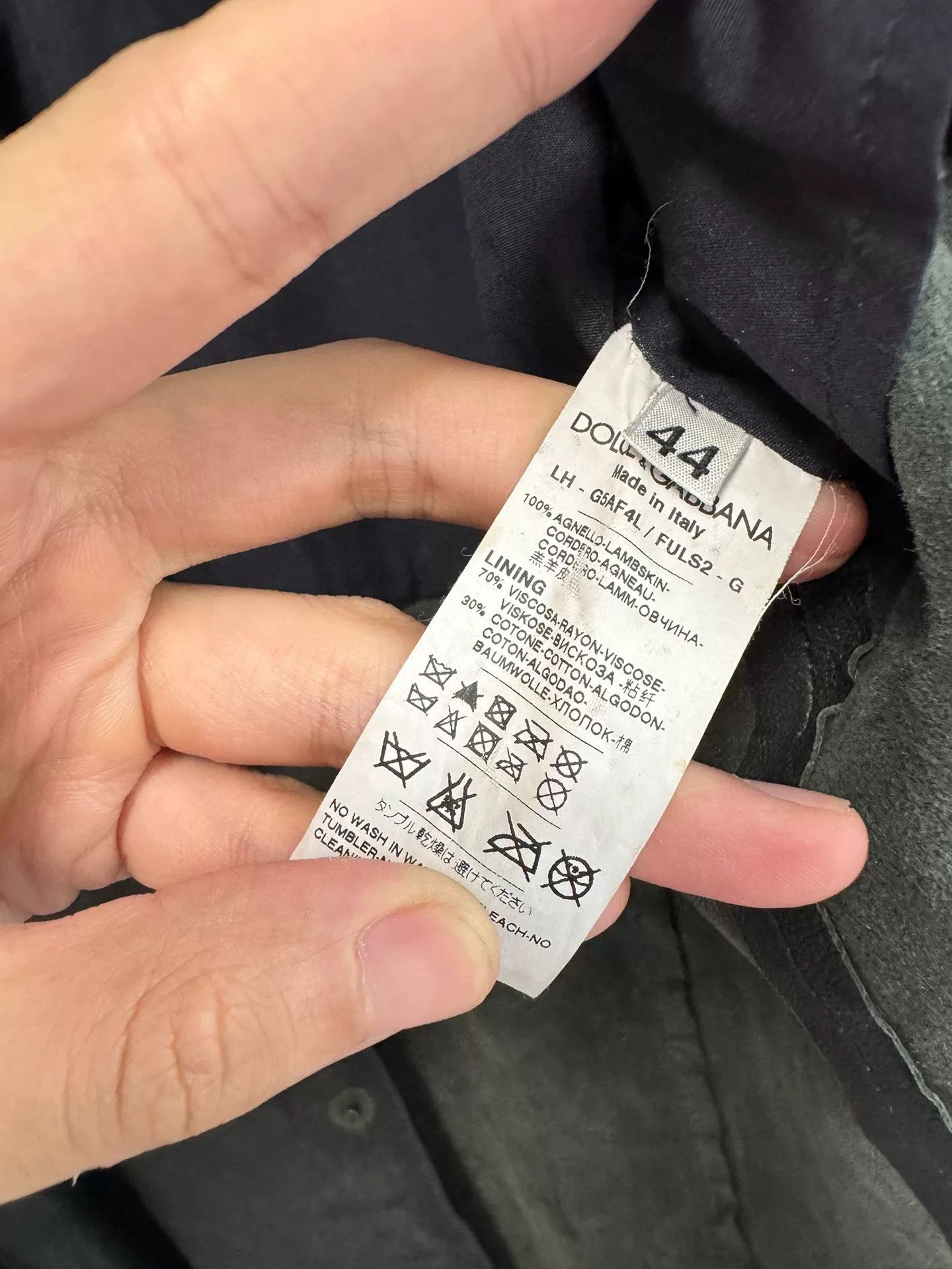 Dolce & Gabbana Dolce&Gabbana Leather Shirt Size US S / EU 44-46 / 1 - 5 Thumbnail