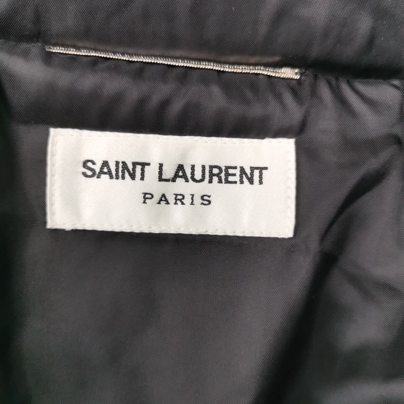 Saint Laurent Paris Saint Laurent Solid Color Down Jacket Size US S / EU 44-46 / 1 - 4 Thumbnail