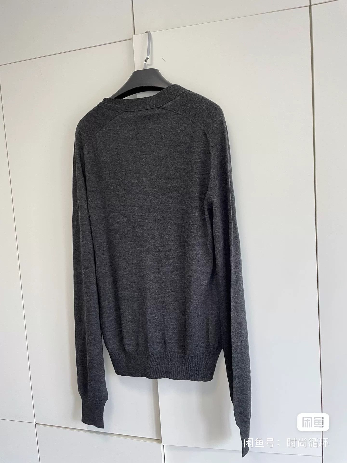 Balenciaga Balenciaga Gray Cashmere Cardigan New Size S / US 4 / IT 40 - 4 Thumbnail