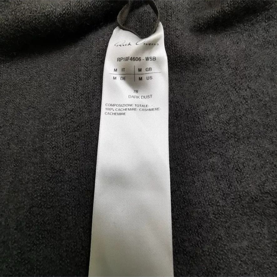 Rick Owens Rick Owens Cashmere Solid Belted Coat M Size US M / EU 48-50 / 2 - 5 Thumbnail