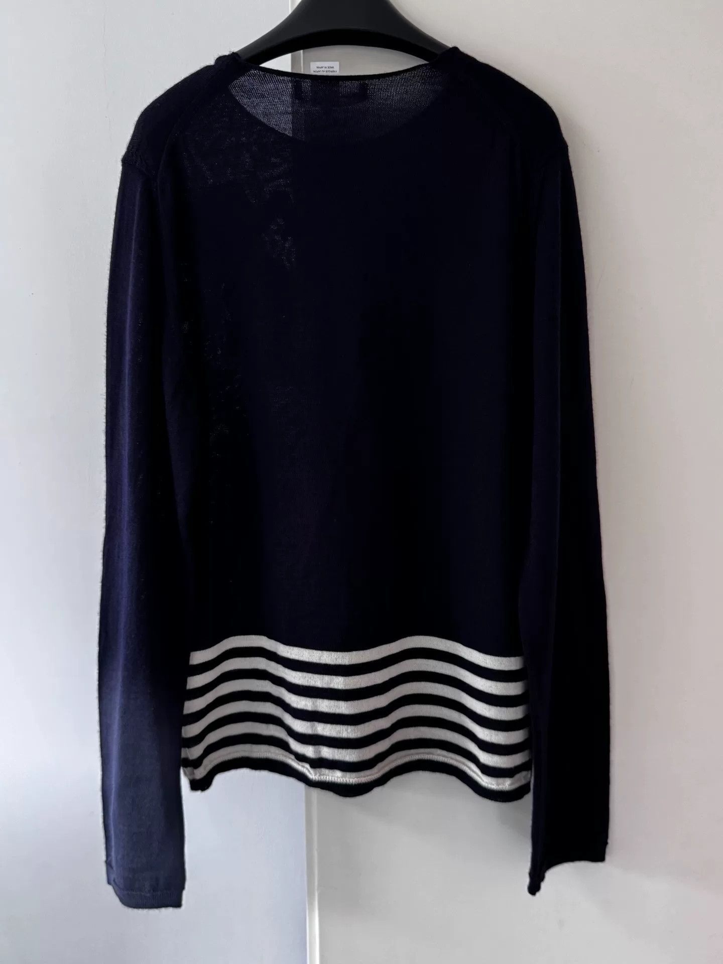 Comme des Garcons CDG SHIRT Blue Stripe Sweatshirt Size US S / EU 44-46 / 1 - 8 Thumbnail