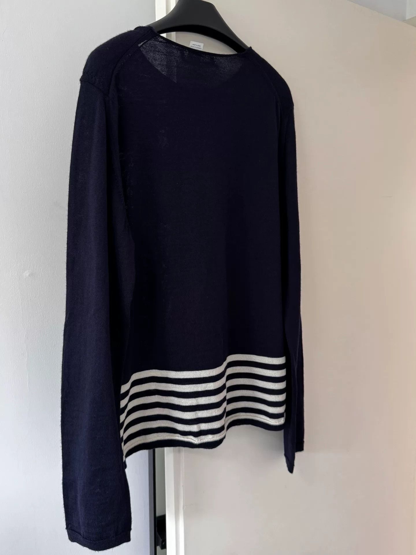 Comme des Garcons CDG SHIRT Blue Stripe Sweatshirt Size US S / EU 44-46 / 1 - 9 Thumbnail