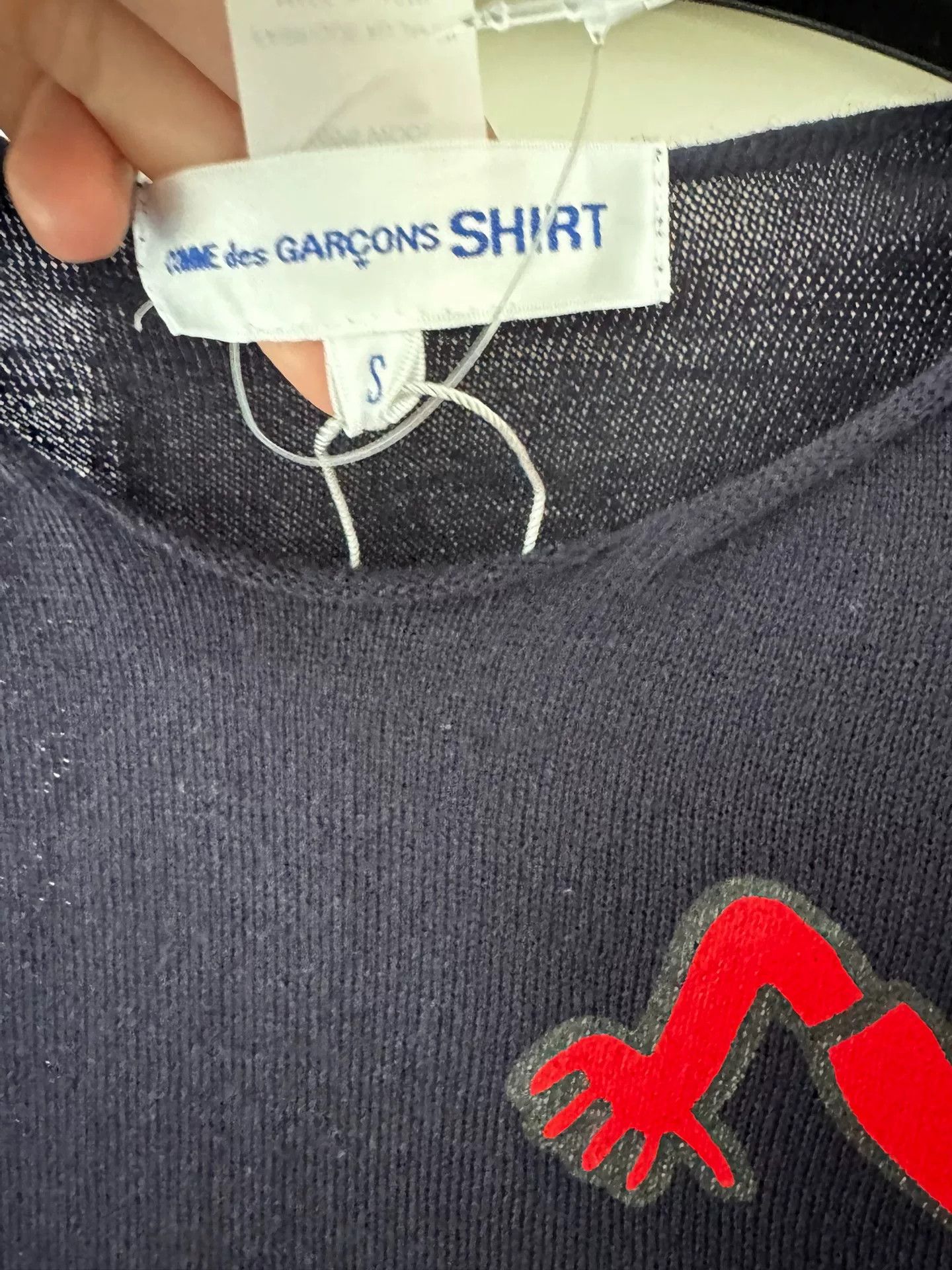 Comme des Garcons CDG SHIRT Blue Stripe Sweatshirt Size US S / EU 44-46 / 1 - 6 Thumbnail