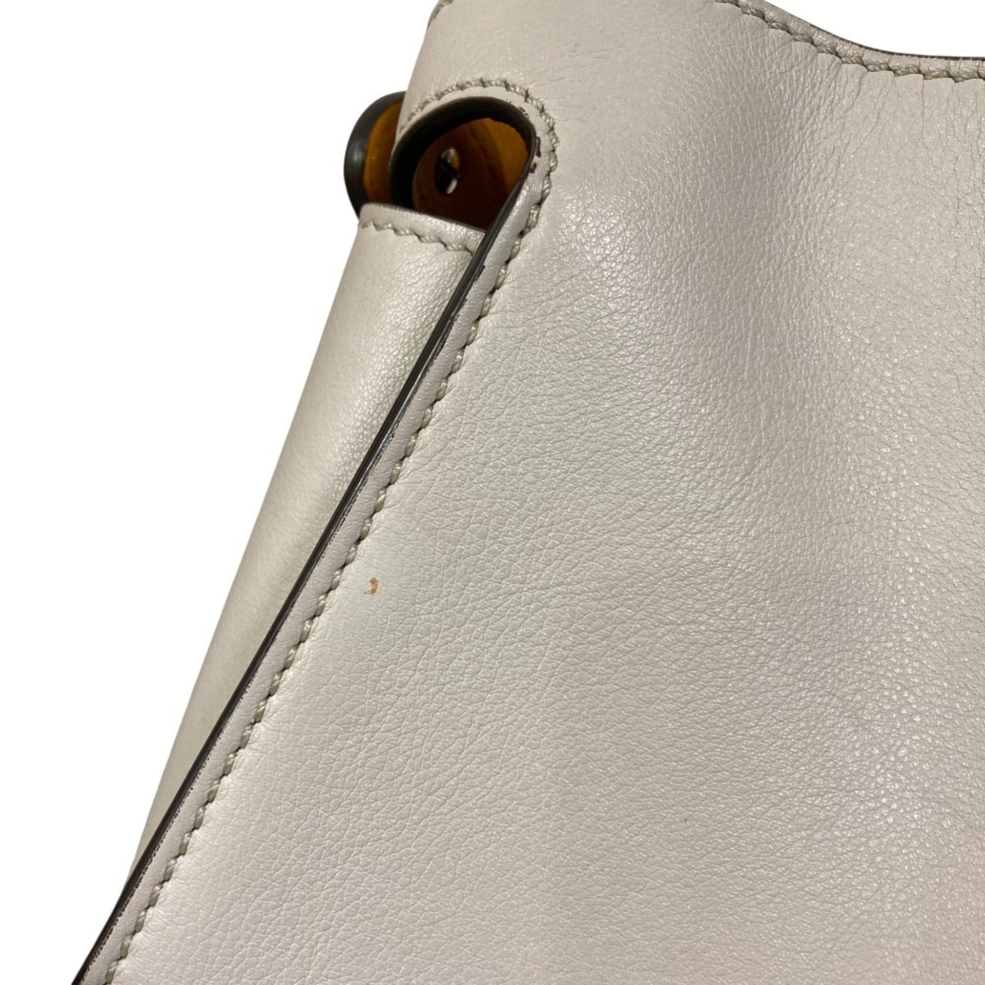 Fendi FENDI Peekaboo Iconic Essential 2-way Handbag/Shoulder Bag 8BN302 Gray Women's Luxs Pre-owned Brands Size ONE SIZE - 17 Thumbnail