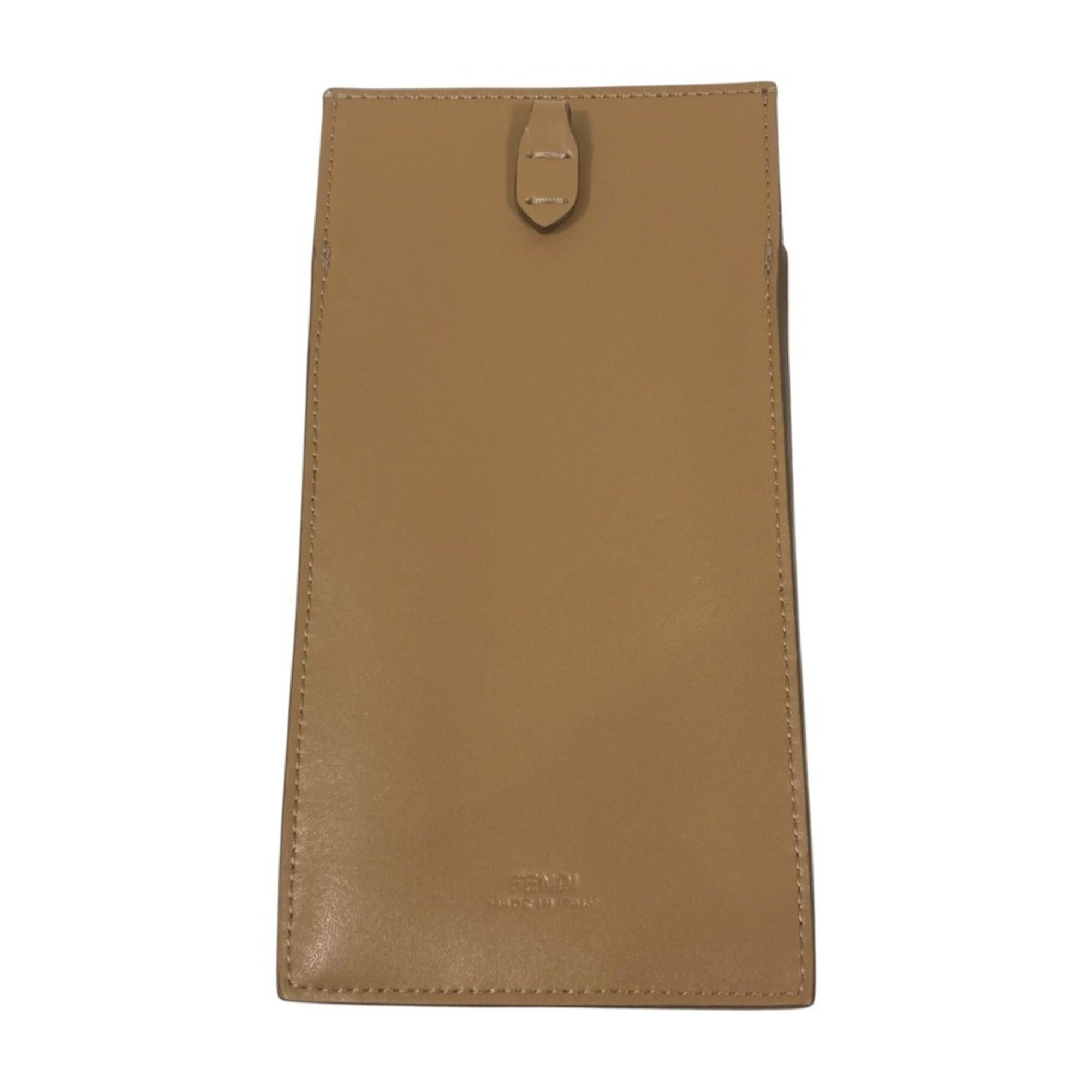 Fendi Fendi Boa Mixed-Material Phone Pouch 7AS047 Brown Men's and Women's Luxs Used Brand Clothing Size ONE SIZE - 2 Thumbnail