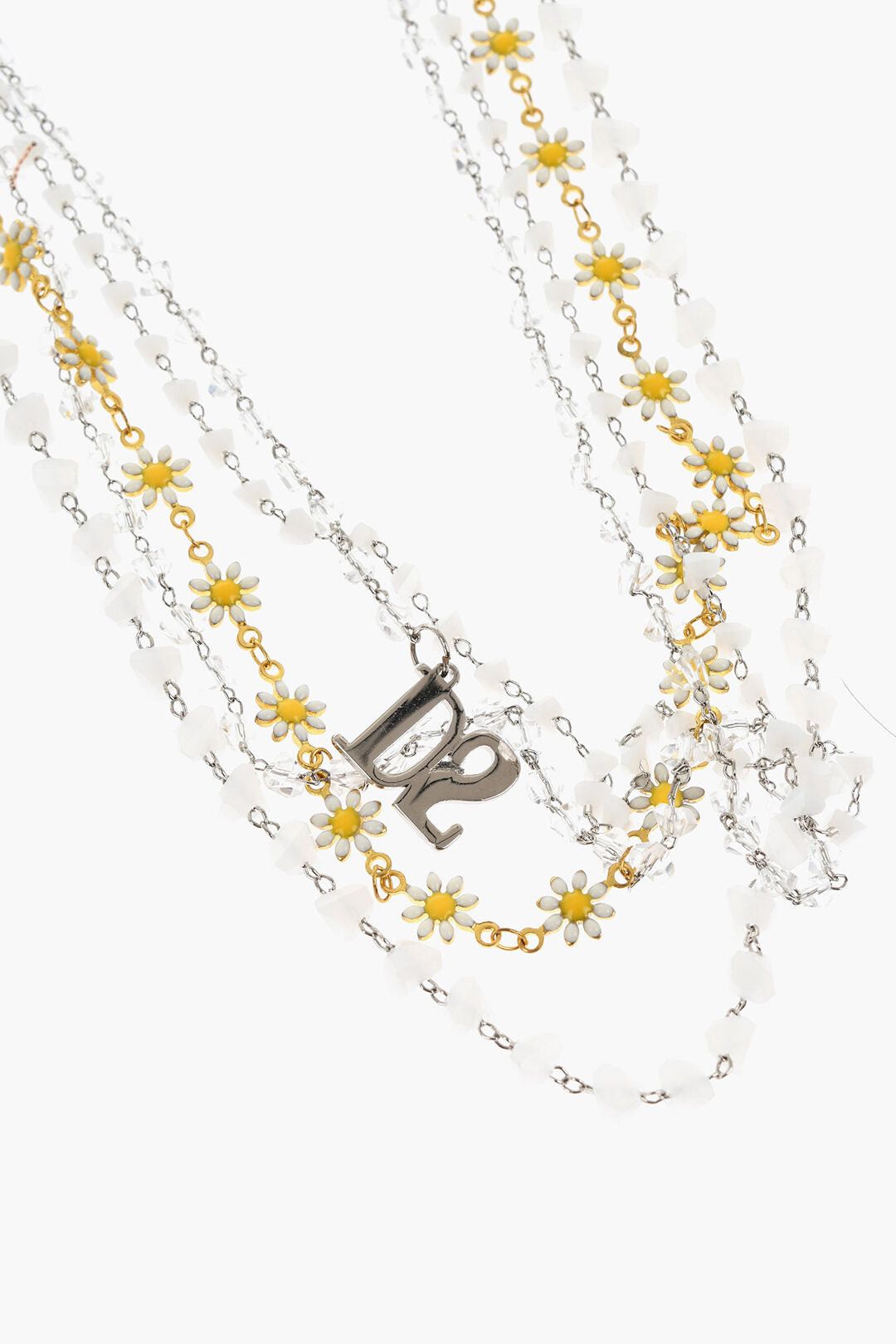 Dsquared2 Necklace TOUCH OF COLOR Beaded with Floral Details Size ONE SIZE - 2 Thumbnail