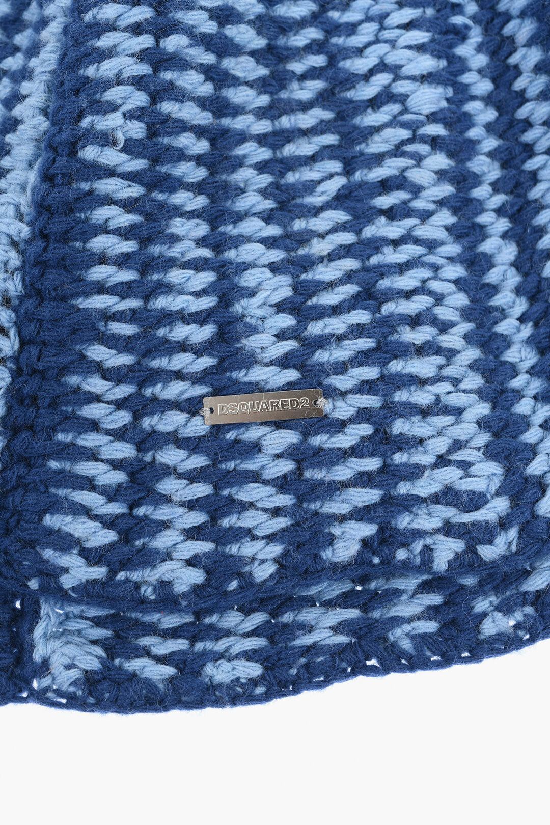 Dsquared2 Two-Tone Virgin Wool and Cashmere-Blend Beanie Size ONE SIZE - 2 Thumbnail