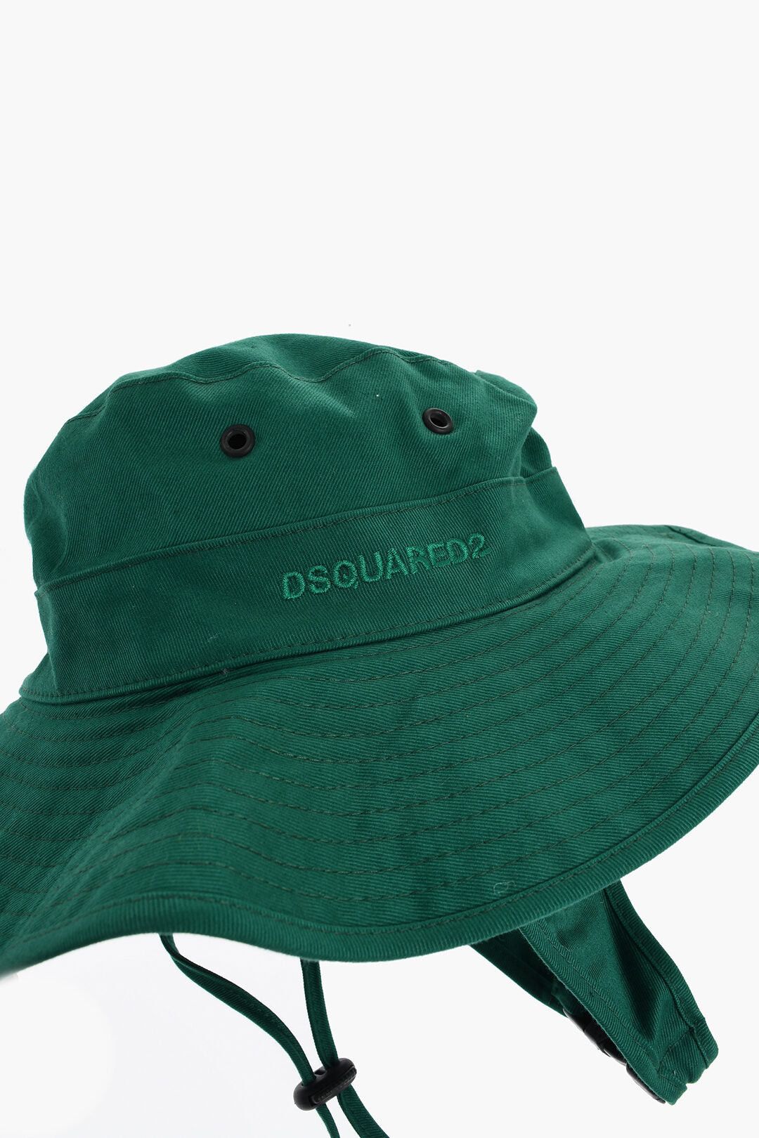 Dsquared2 Cotton Bucket Hat with Tone-on-Tone Logo Size ONE SIZE - 2 Thumbnail