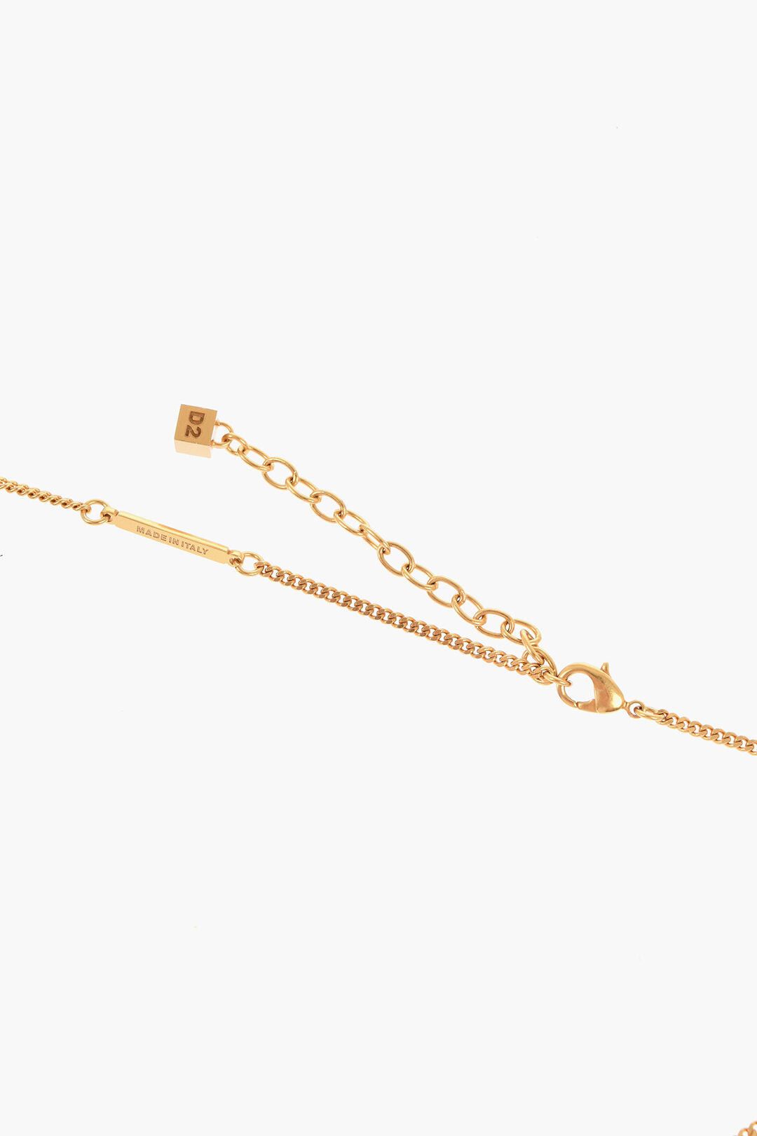 Dsquared2 Gold-Effect Chain Necklace with Horse Pendant Size ONE SIZE - 3 Thumbnail