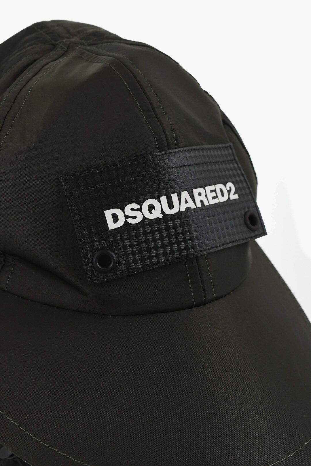 Dsquared2 Nylon Sahara Hat With Patch Logo Size ONE SIZE - 3 Thumbnail