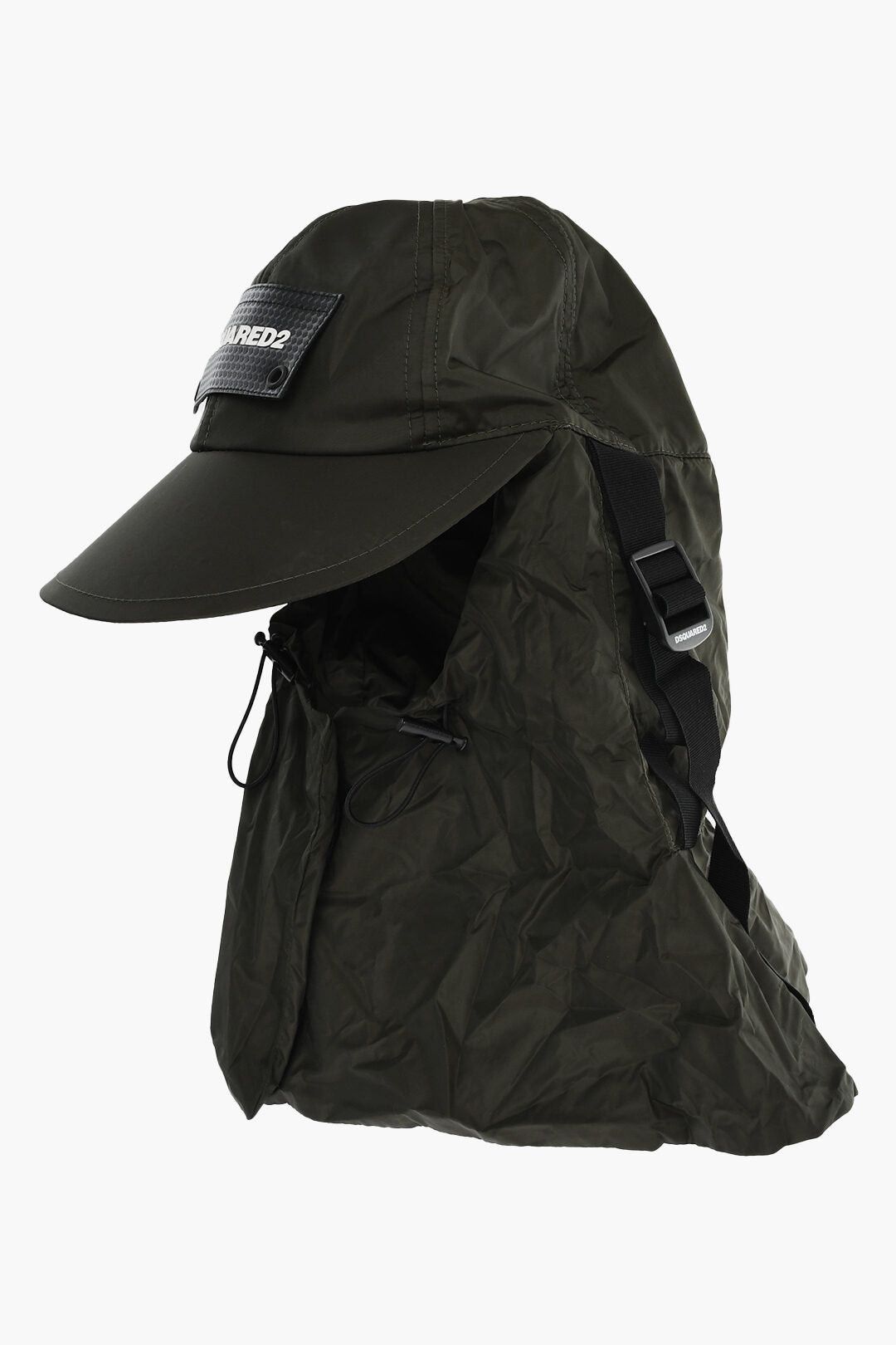 Dsquared2 Nylon Sahara Hat With Patch Logo Size ONE SIZE - 2 Thumbnail