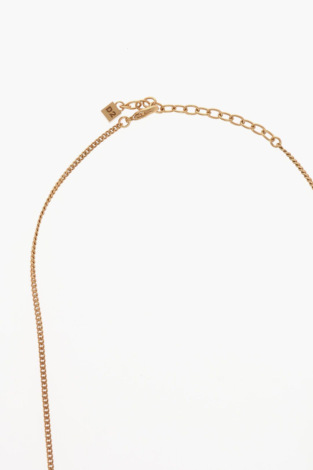 Dsquared2 Gold-Effect Maxi Chain Necklace with Horse Pendant Size ONE SIZE - 3 Thumbnail