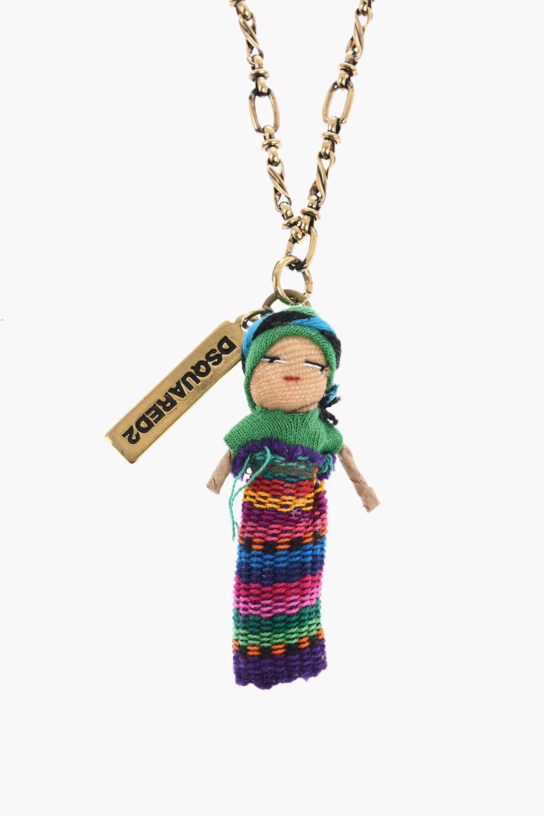 Dsquared2 Chain Necklace TBD 09 Gold-Effect with Doll Charm Size ONE SIZE - 2 Thumbnail