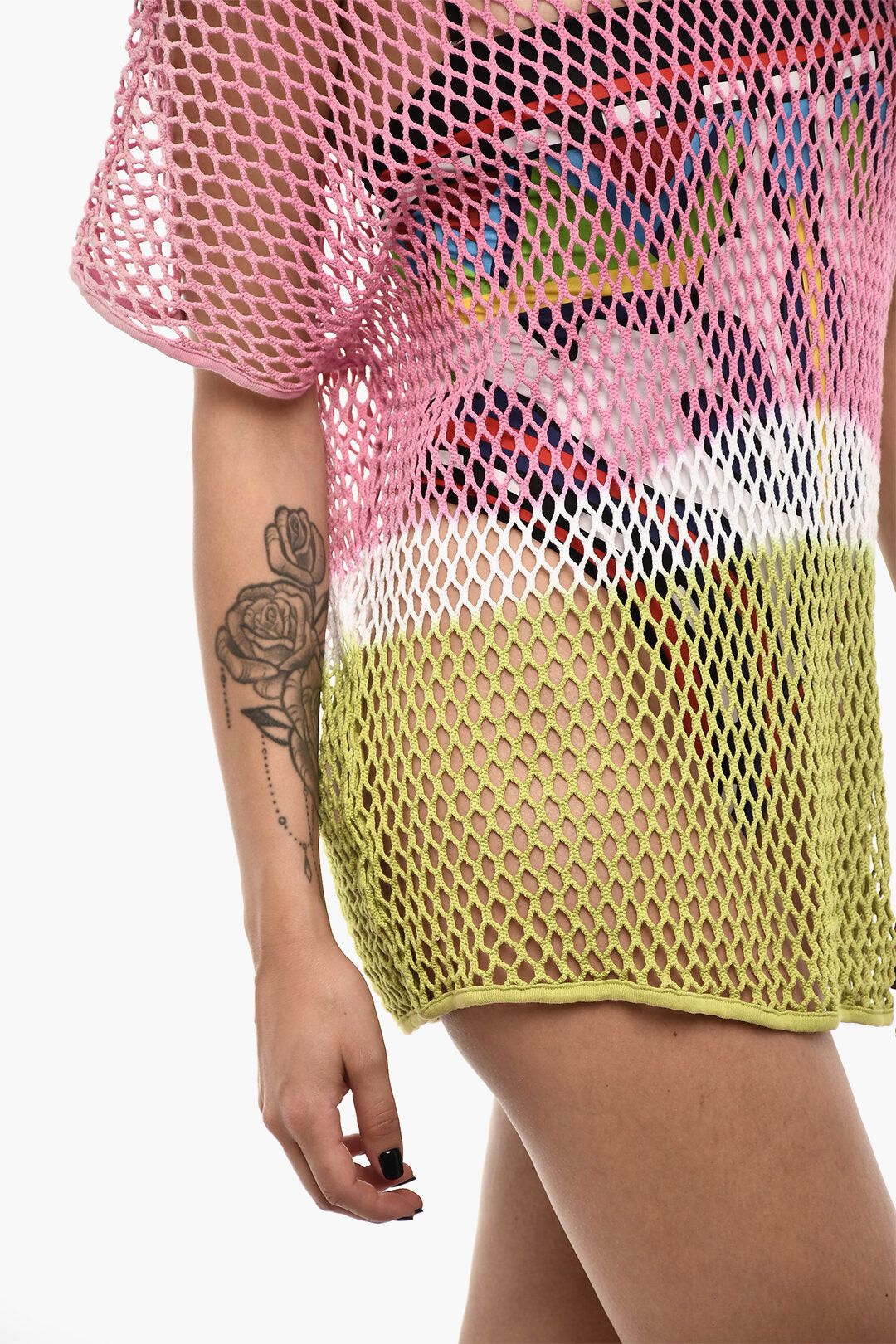 Dsquared2 Openwork Cover-Up With Ombre Effect Size ONE SIZE - 3 Thumbnail
