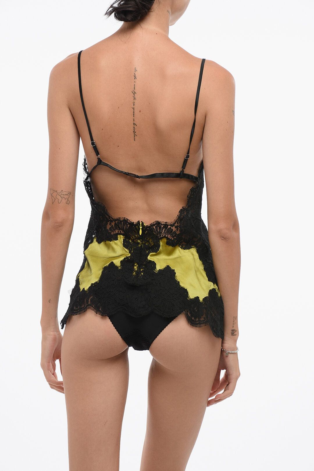 Dsquared2 Two-Tone Lace Underwear Top Size ONE SIZE - 2 Thumbnail