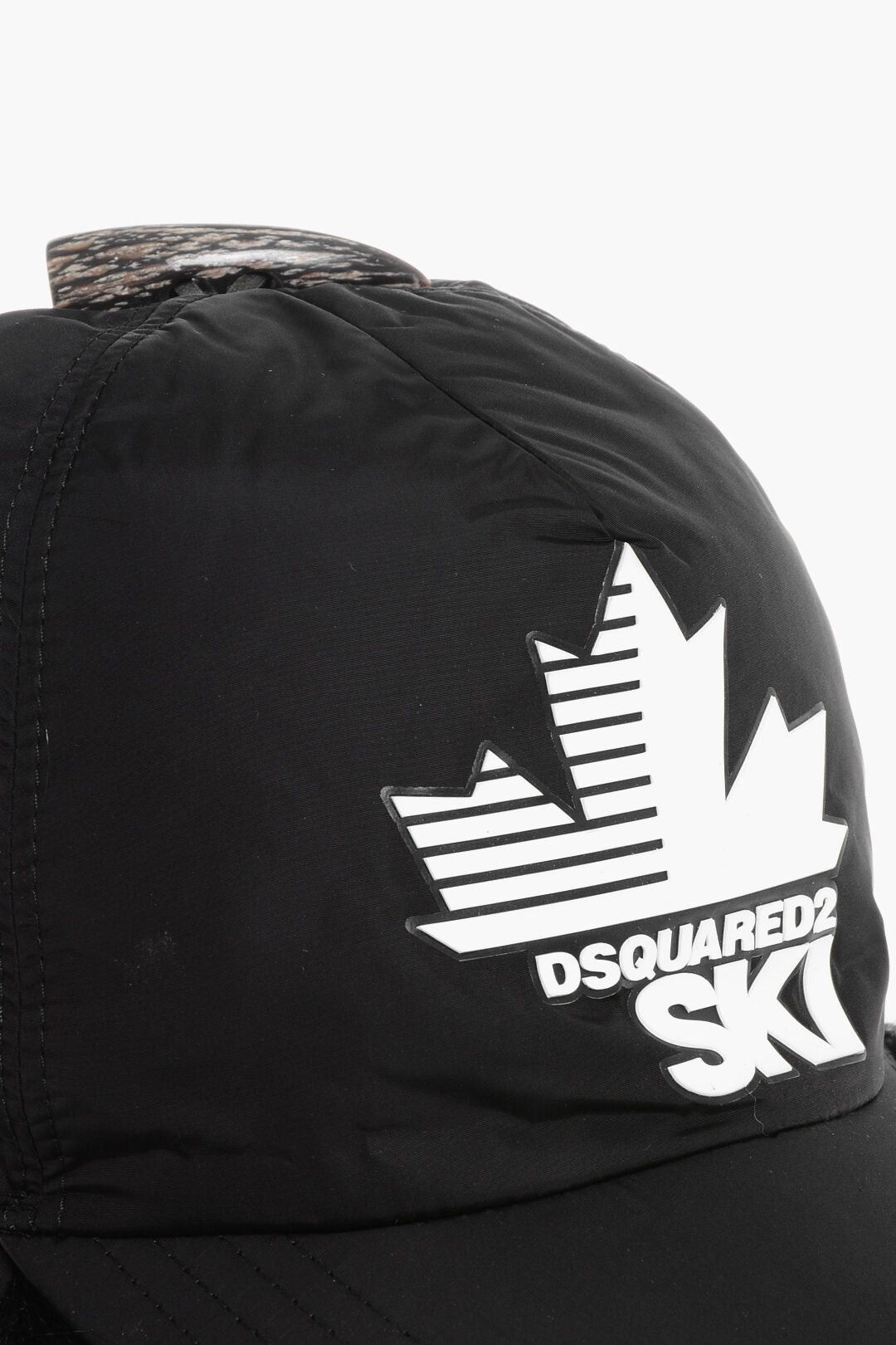 Dsquared2 SKI Solid-Color Baseball Cap with Contrast Logo and Faux-Fur Details Size ONE SIZE - 4 Thumbnail