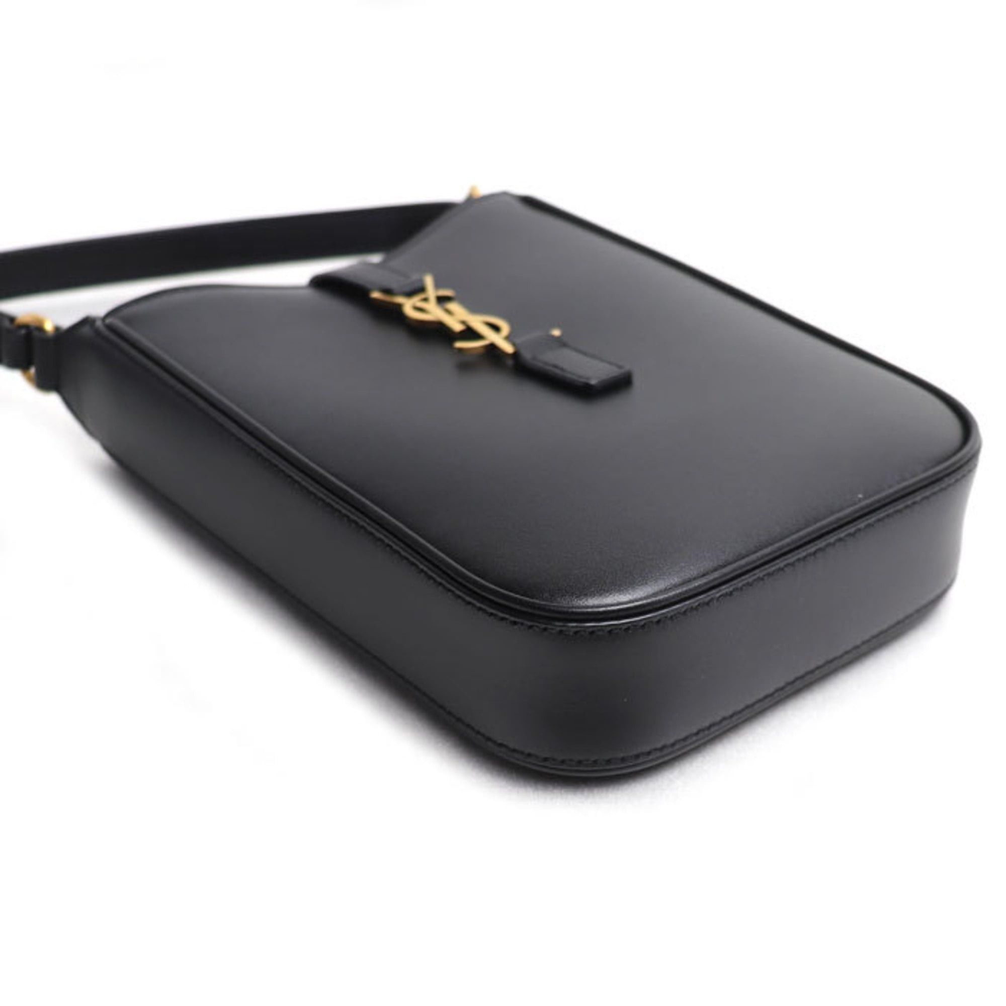 Saint Laurent Paris SAINT LAURENT Mini Vertical Shoulder Bag Black 735214 Women's Size ONE SIZE - 3 Thumbnail