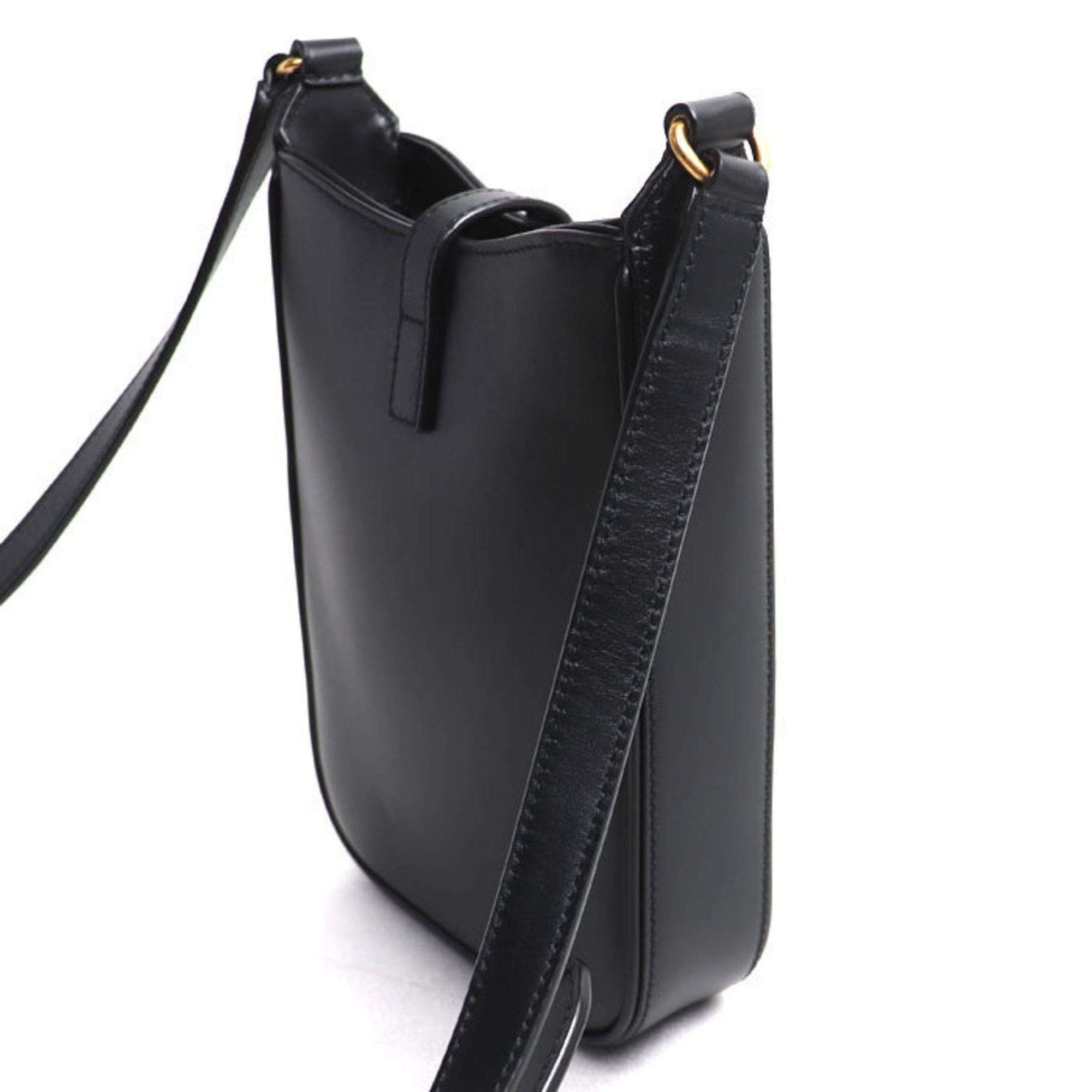 Saint Laurent Paris SAINT LAURENT Mini Vertical Shoulder Bag Black 735214 Women's Size ONE SIZE - 2 Thumbnail