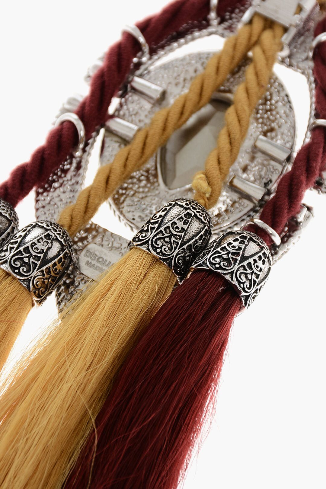 Dsquared2 Maxi Necklace with Stone and Tassels Size ONE SIZE - 3 Thumbnail