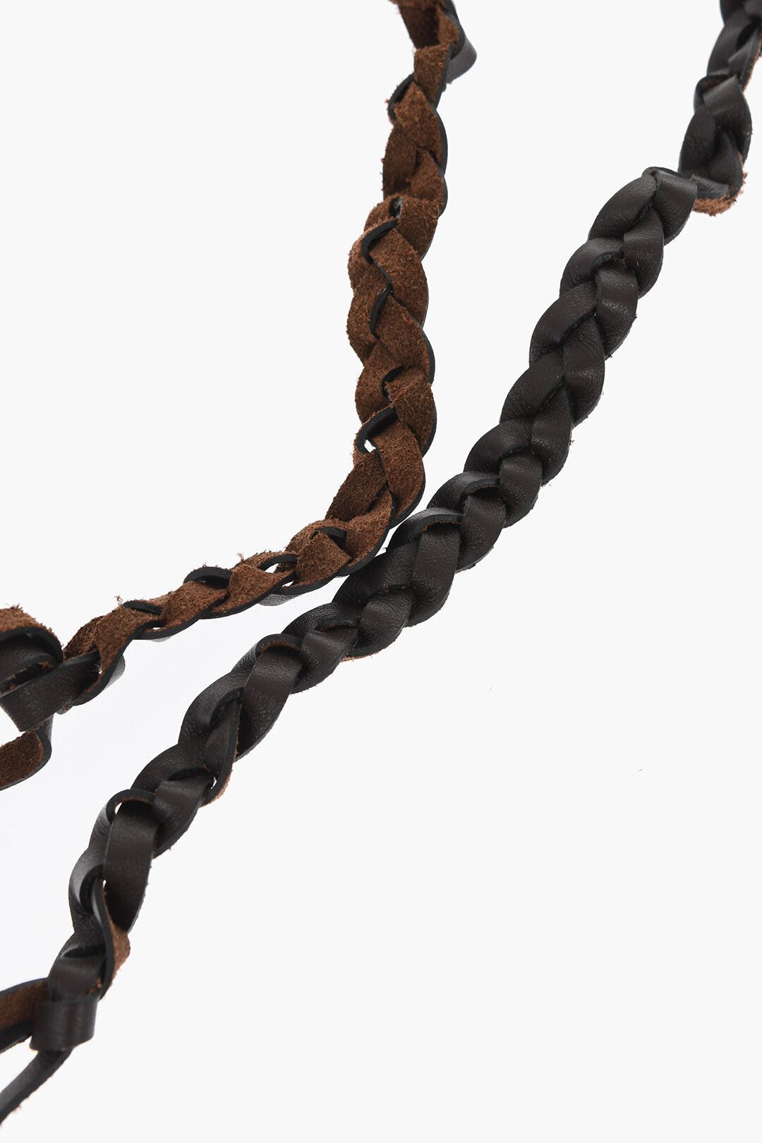 Dsquared2 Braided Leather Necklace RODEO BOY Size ONE SIZE - 3 Thumbnail