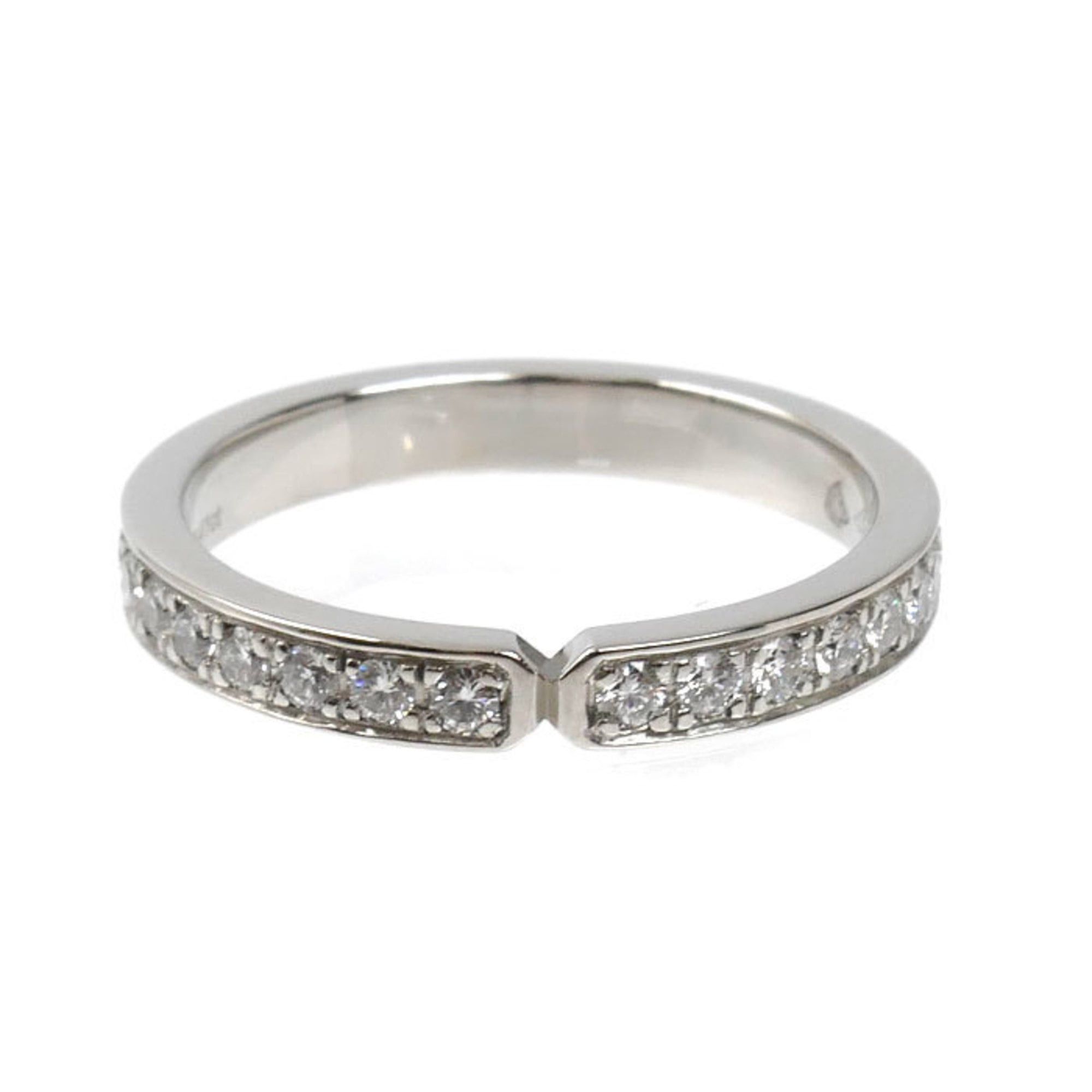 Hermes HERMES Pt950 Platinum Everkelly Ring H119668B 00048 Diamond 0.41ct 48 3.1g Women's Size ONE SIZE - 3 Thumbnail